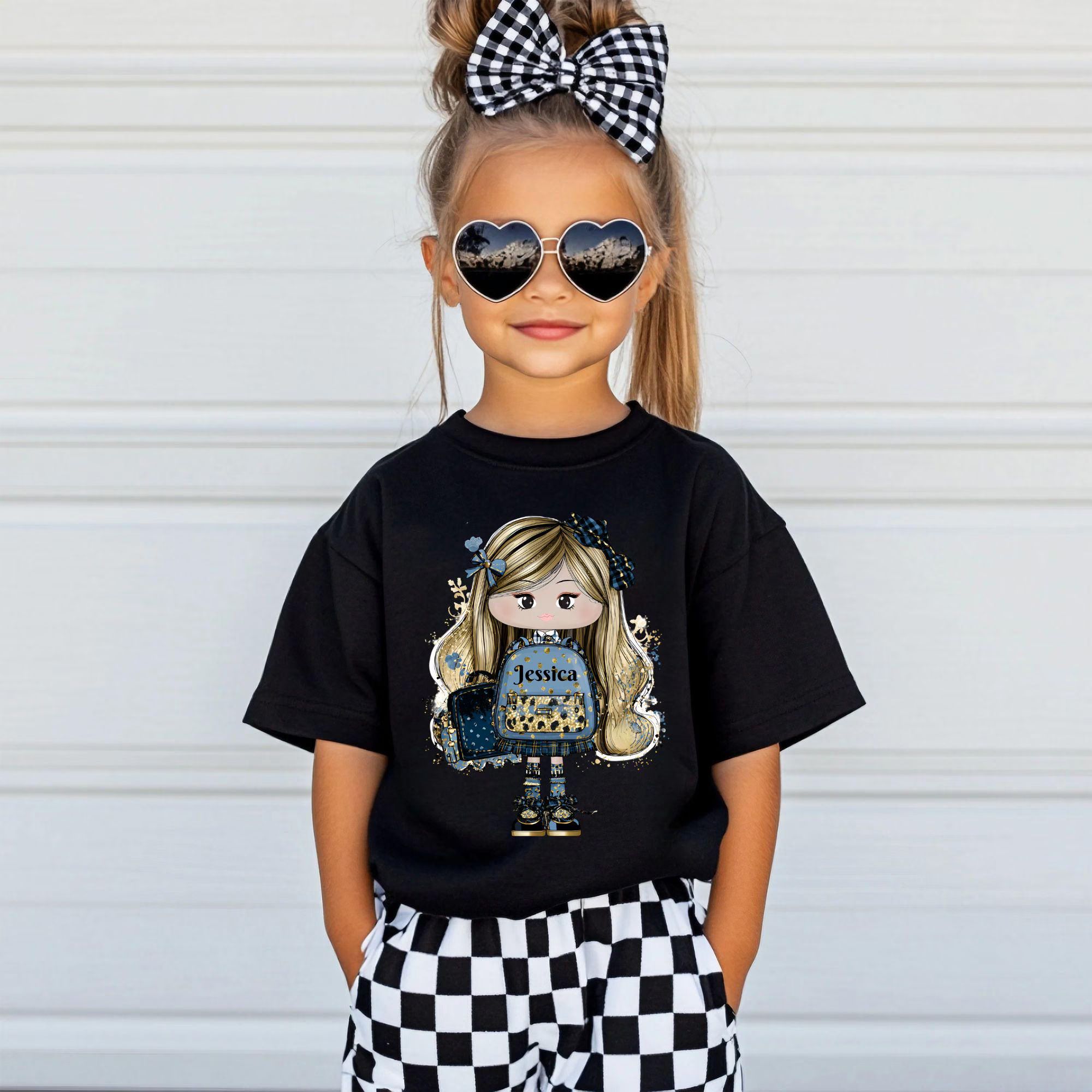 Kids Tee Personalized Back to School T-Shirt