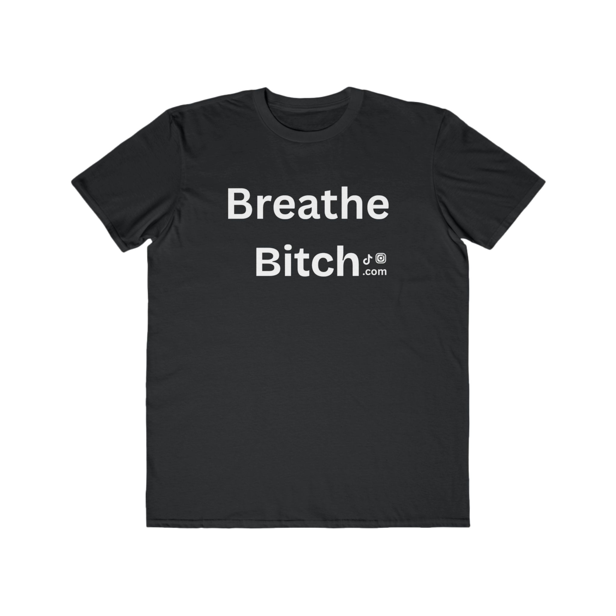 Men's Lightweight Tee - Breathe Bitch, Motivational T-Shirt, Casual Wear, Gift for Him, Inspirational Tee product thumbnail image Men's Lightweight Tee - Breathe Bitch, Motivational T-Shirt, Casual Wear, Gift for Him, Inspirational Tee product thumbnail image