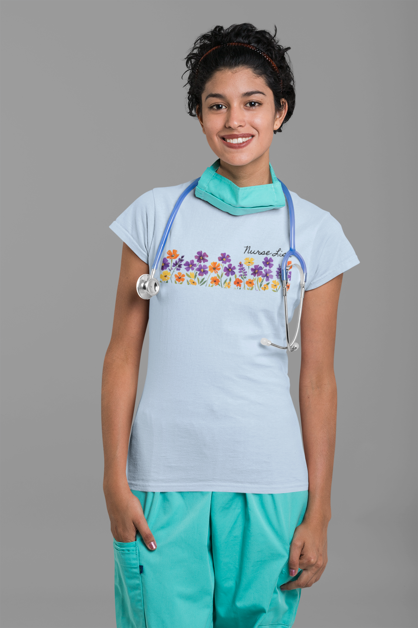 Personalized Nurse T-Shirt - Custom Name Nursing Shirt, RN Tee product thumbnail image