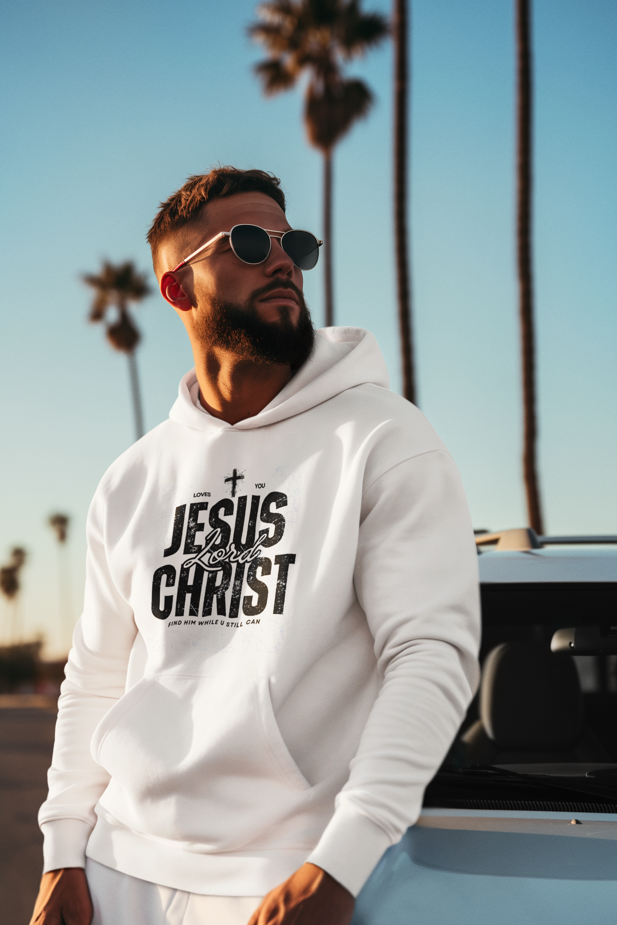 JESUS CHRIST- Unisex Heavy Blend™ Hooded Sweatshirt