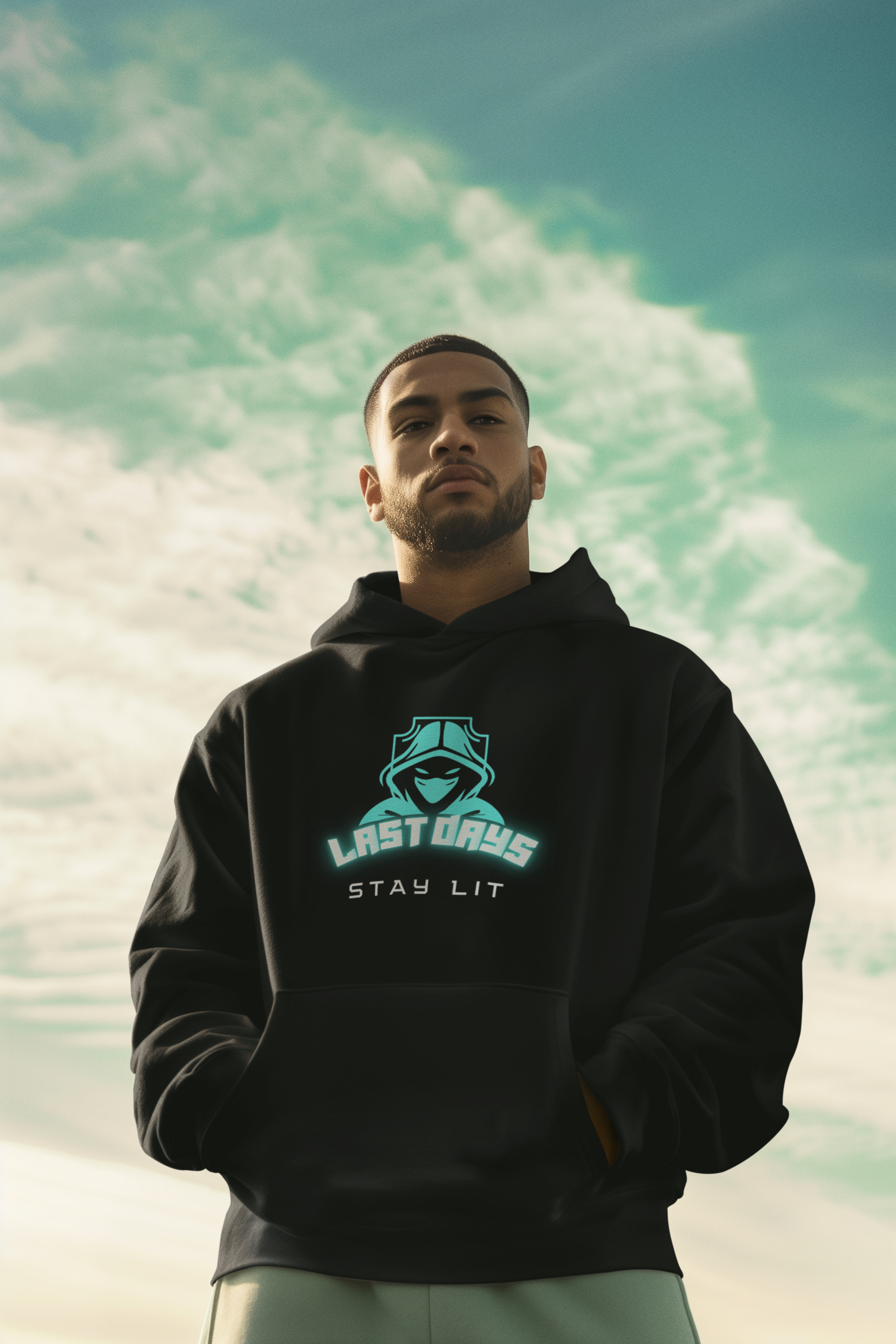 Last Days- Unisex Heavy Blend™ Hooded Sweatshirt product thumbnail image