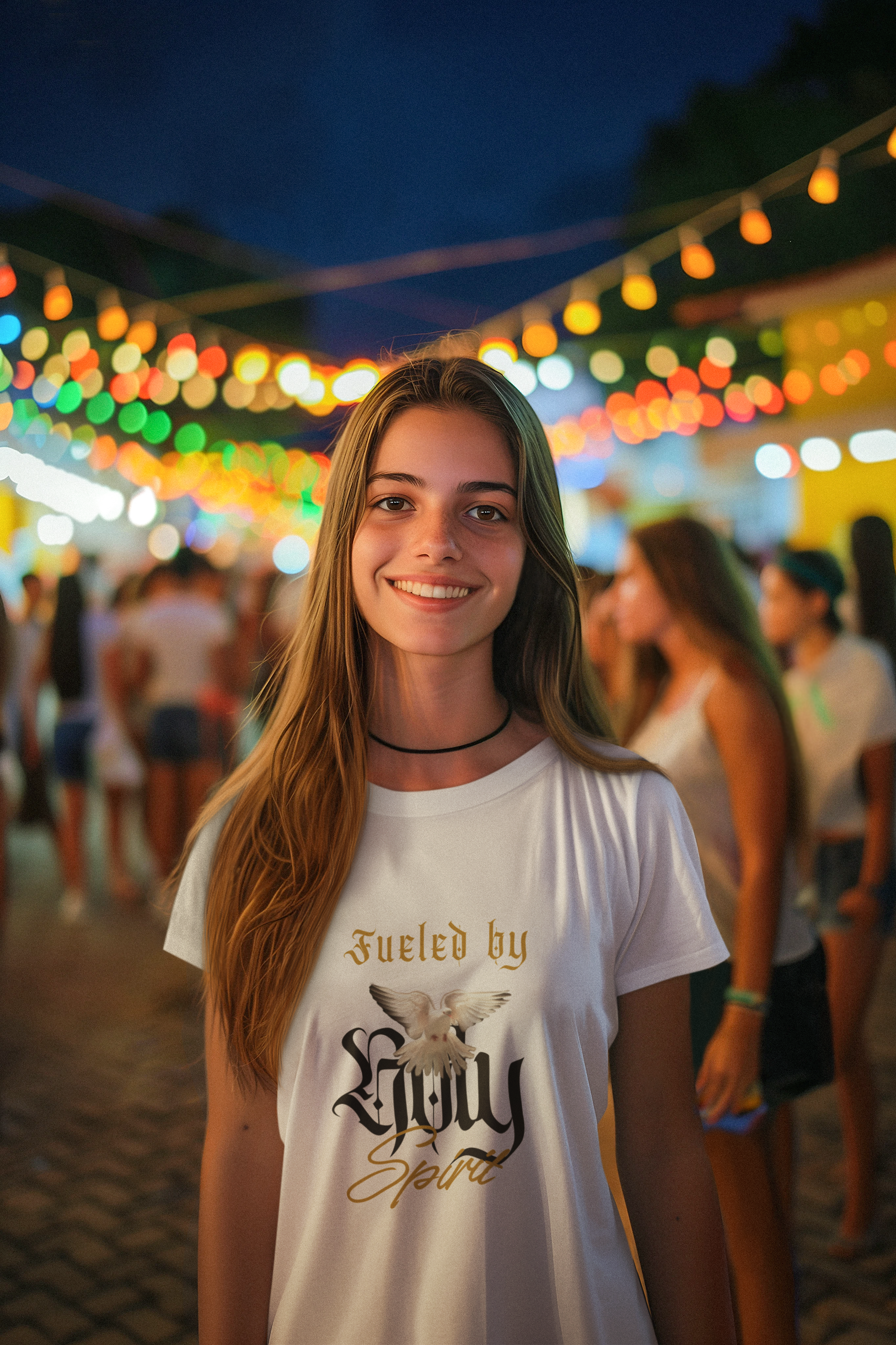 Fueled By Holy Spirit- Unisex Softstyle T-Shirt product thumbnail image