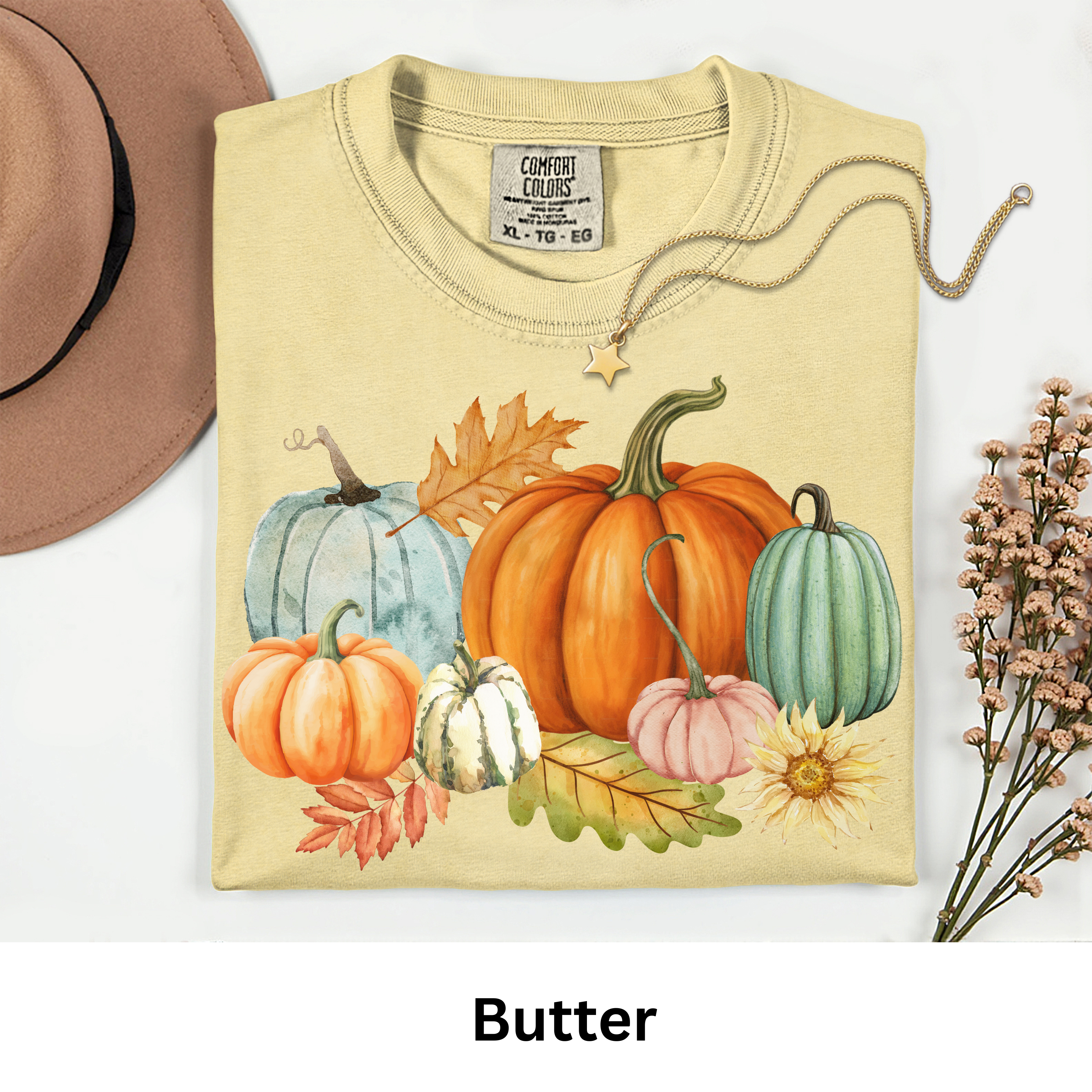 Watercolor Pumpkin Long Sleeve Shirt | Fall Harvest T-Shirt | Autumn Pumpkin Graphic Tee | Thanksgiving Outfit | Cozy Fall Top product thumbnail image Watercolor Pumpkin Long Sleeve Shirt | Fall Harvest T-Shirt | Autumn Pumpkin Graphic Tee | Thanksgiving Outfit | Cozy Fall Top product thumbnail image