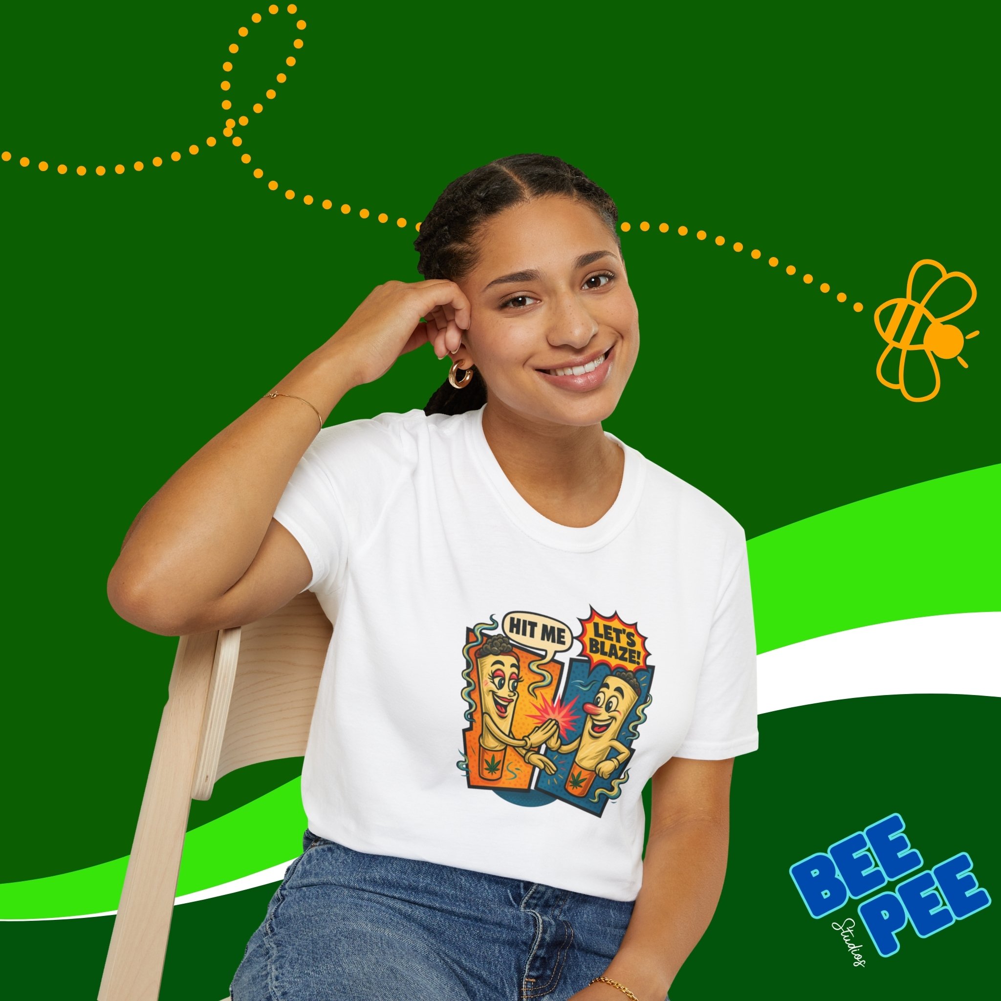 Unisex Graphic T-Shirt, Joints 'Spark-Up' A Conversation product thumbnail image Unisex Graphic T-Shirt, Joints 'Spark-Up' A Conversation product thumbnail image