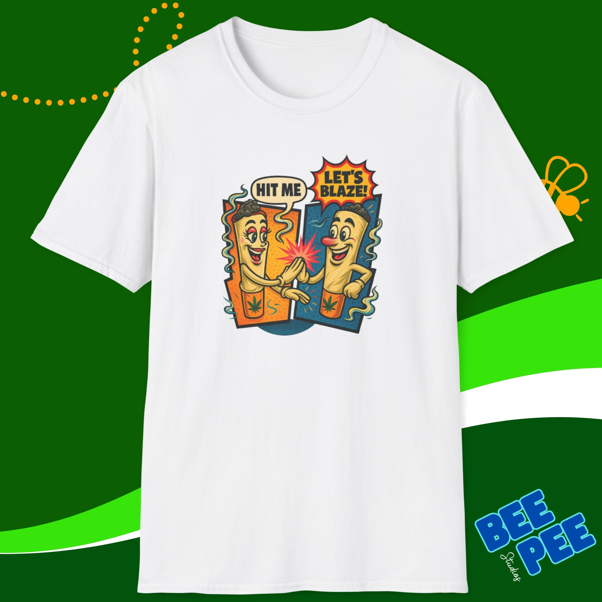 Unisex Graphic T-Shirt, Joints 'Spark-Up' A Conversation