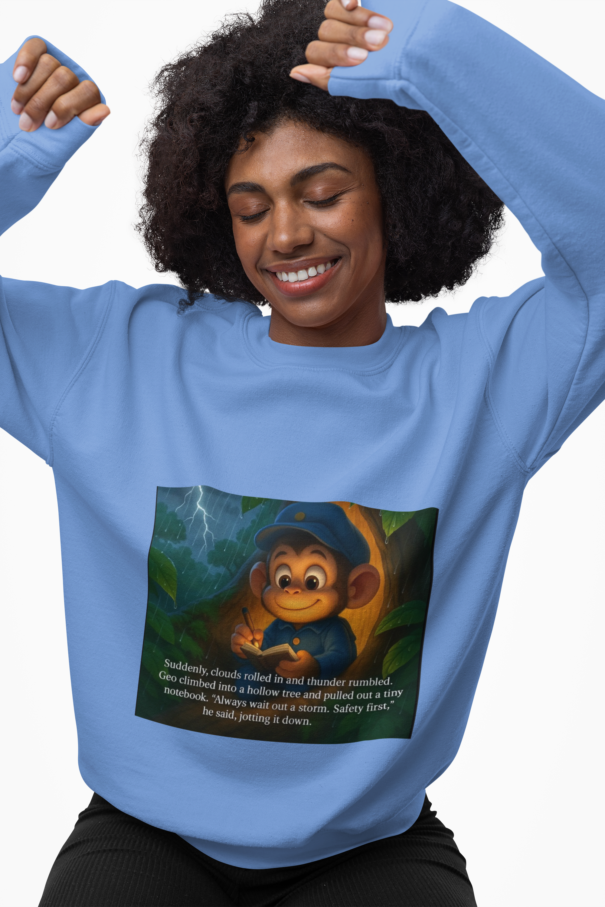 Funny Monkey Hoodie - Youth Heavy Blend product thumbnail image Funny Monkey Hoodie - Youth Heavy Blend product thumbnail image