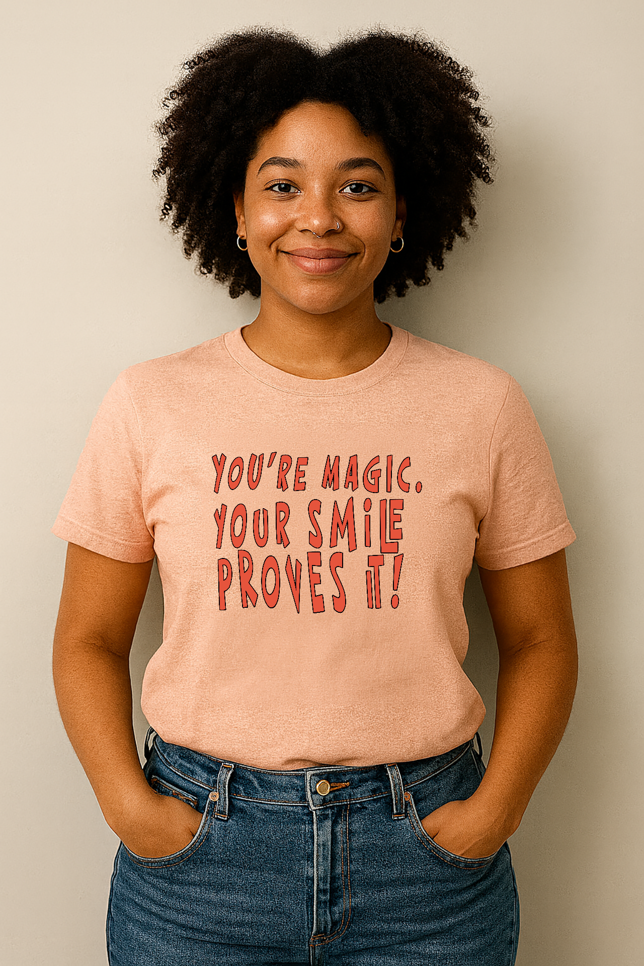You're Magic! Smile Tee — Positive Quote T-Shirt product thumbnail image