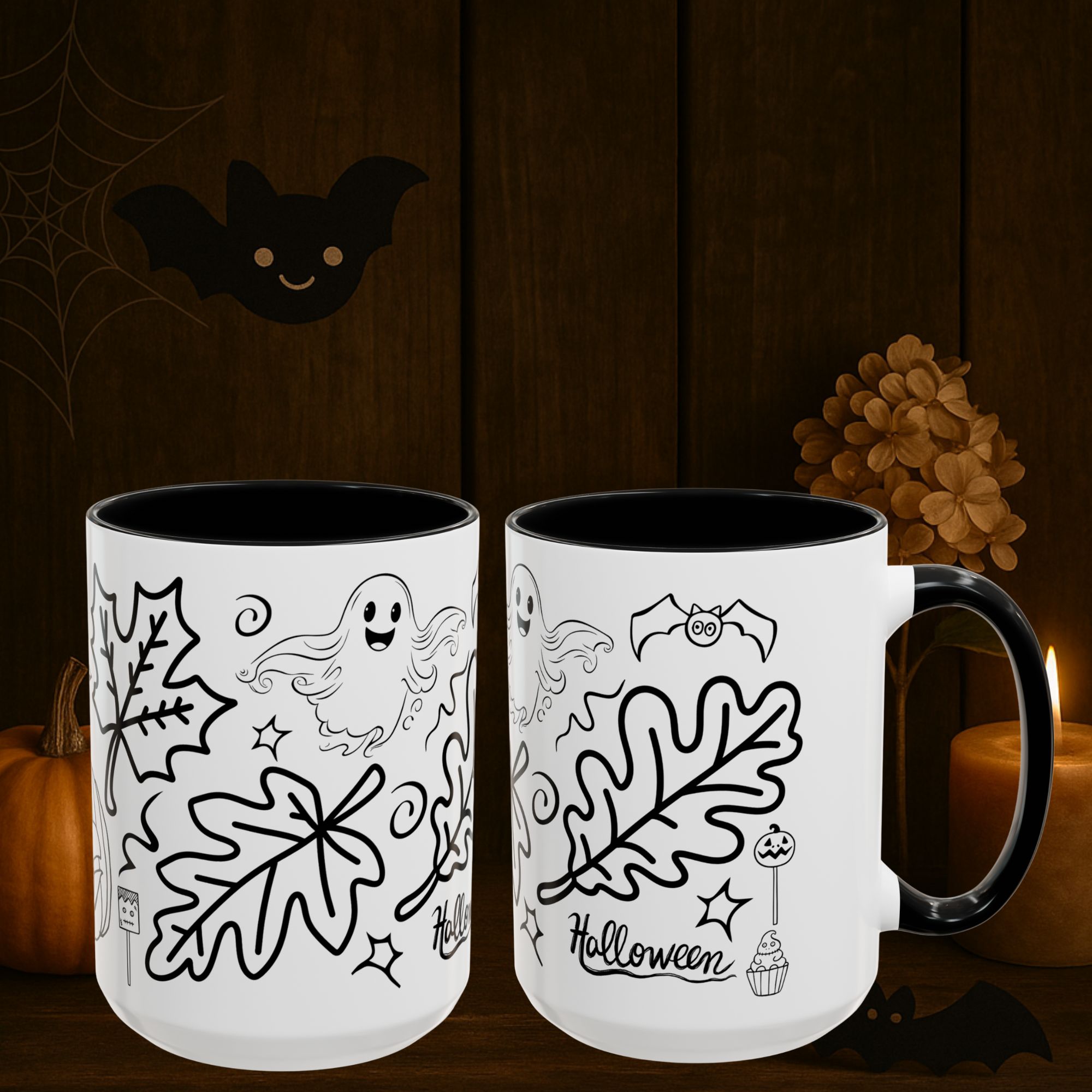 Mug Halloween Doodle Mug 11oz/15oz product thumbnail image