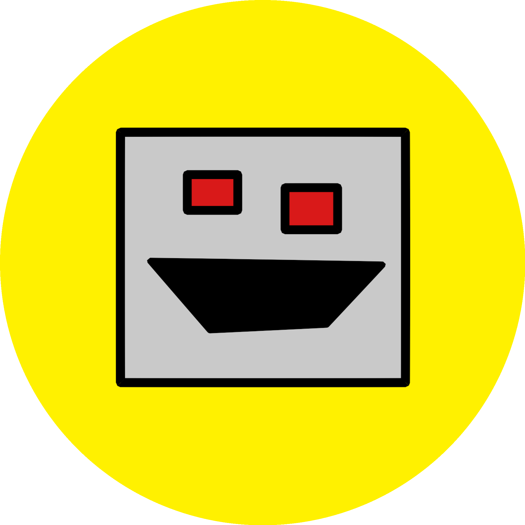 Happy Face Laptop Sticker | Fun &amp; Friendly Vibes - Box Your Buddy