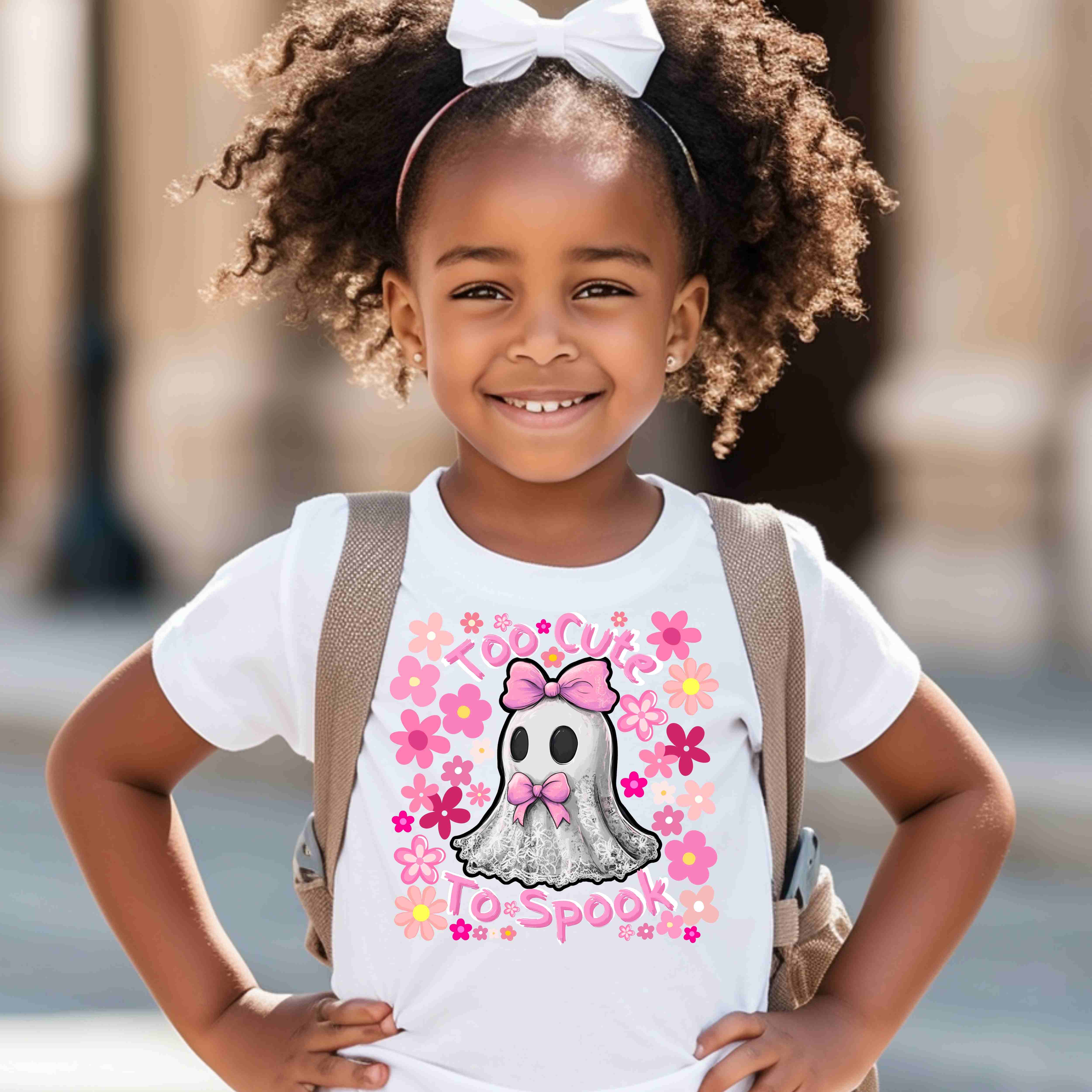 Adorable Kids "Too Cute to Spook" Tee with Cute Ghost Design, Fun T-Shirt for Halloween, Birthday Gift, Playful Apparel, Spooky Vibe product thumbnail image Adorable Kids "Too Cute to Spook" Tee with Cute Ghost Design, Fun T-Shirt for Halloween, Birthday Gift, Playful Apparel, Spooky Vibe product thumbnail image
