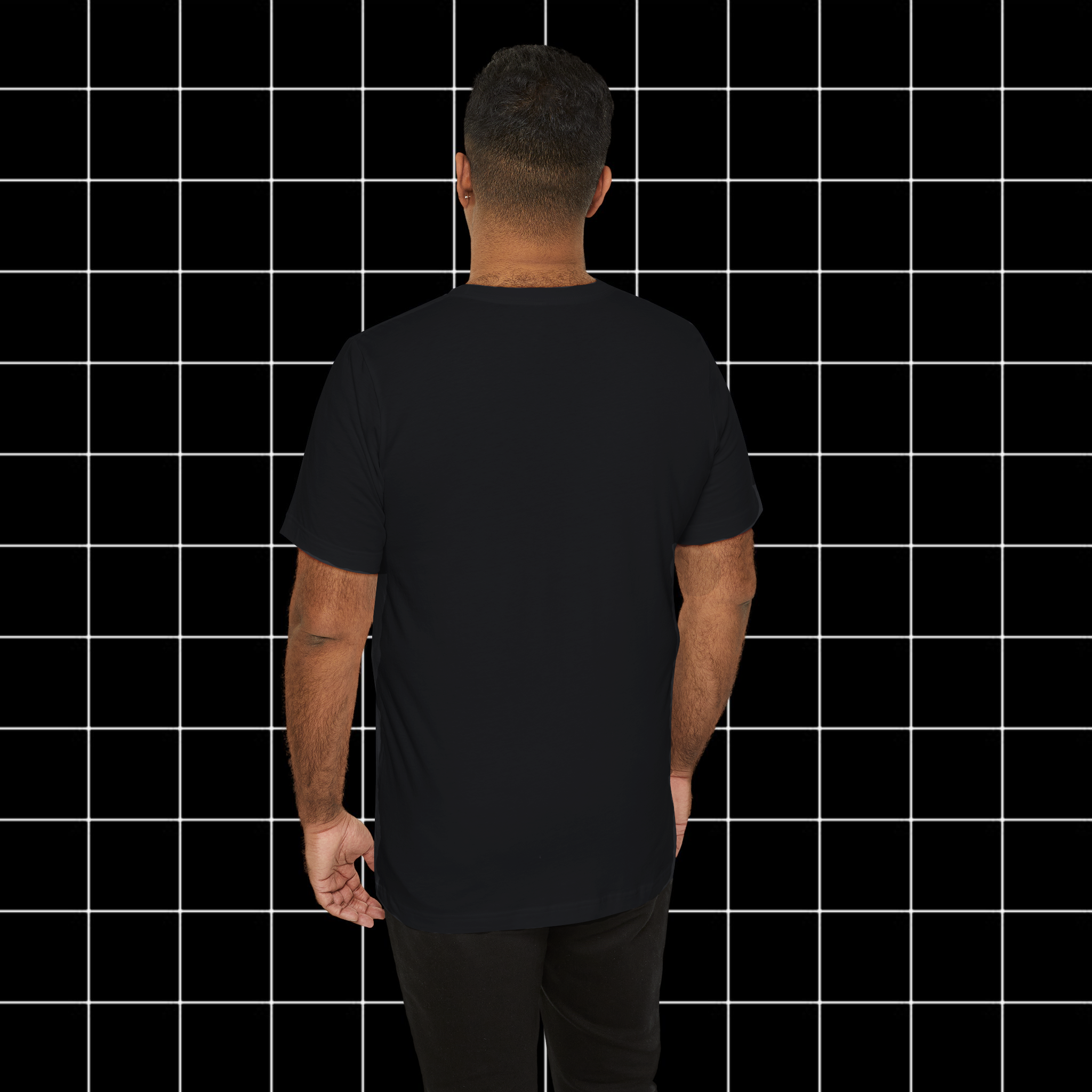 BLK ON BLK ALWAYS CREEPIN'  NEVER SLEEPIN' Tee [Unisex] New Orleans Tourist Shirt, Fetish Fashion, Late Night Apparel product thumbnail image