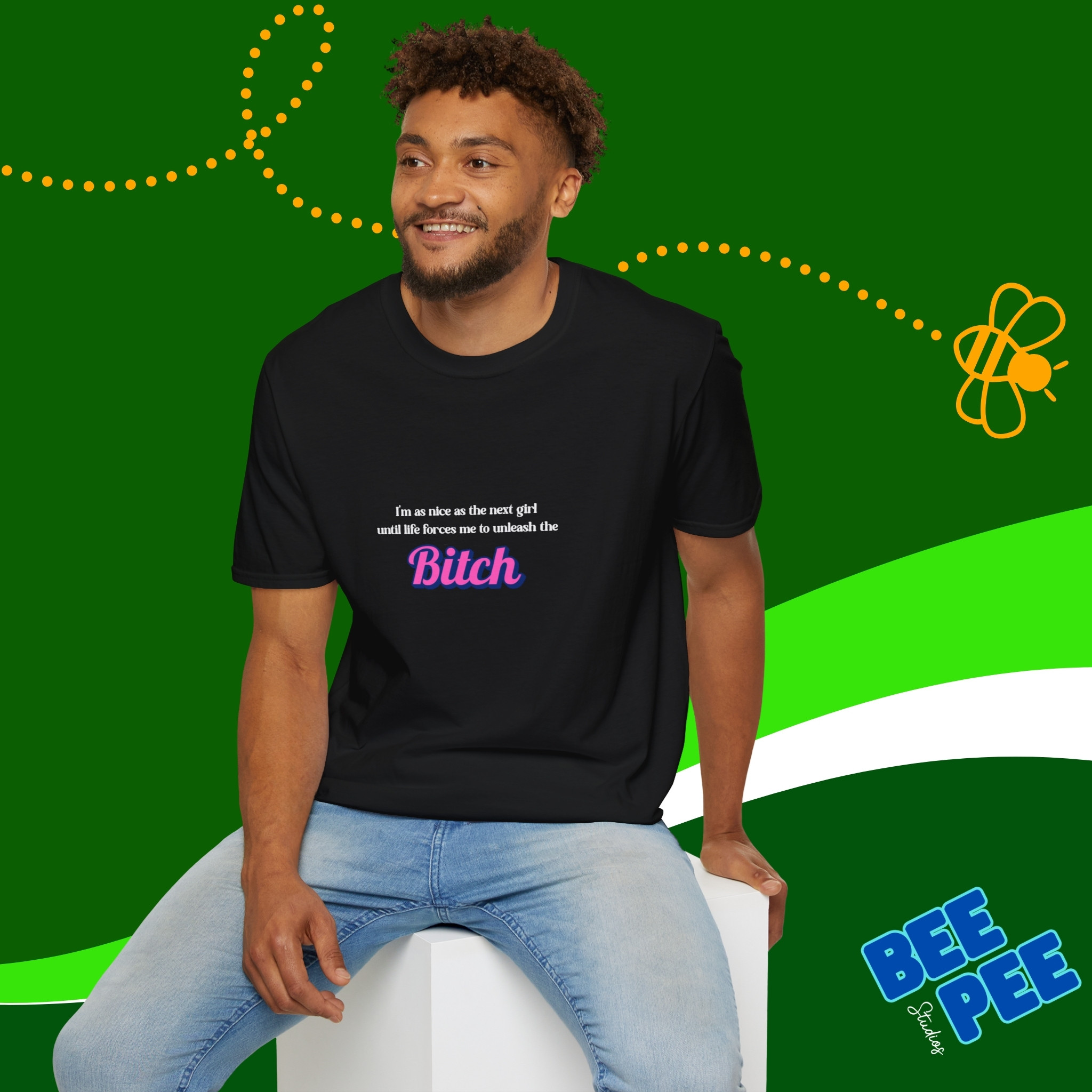 Bold Statement T-Shirt - Funny Graphic Tee, Gift for Friends, Stylish Casual Wear, Birthday Gift, Unisex Clothing product thumbnail image