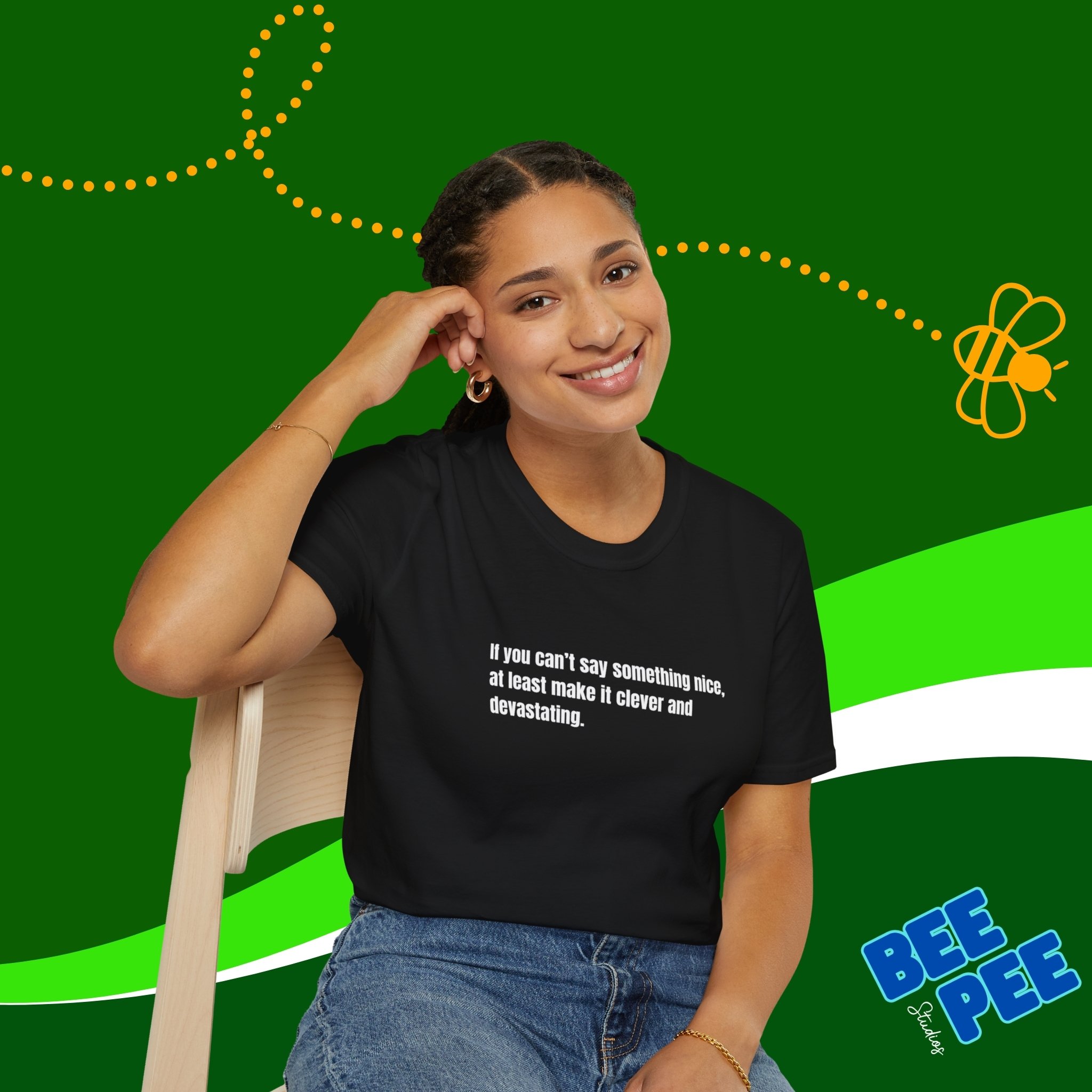 Funny and Clever Unisex T-Shirt, Funny Quote Tee, Casual Wear, Gift for Friends, Birthday Humor, Unique Statement Shirt product thumbnail image