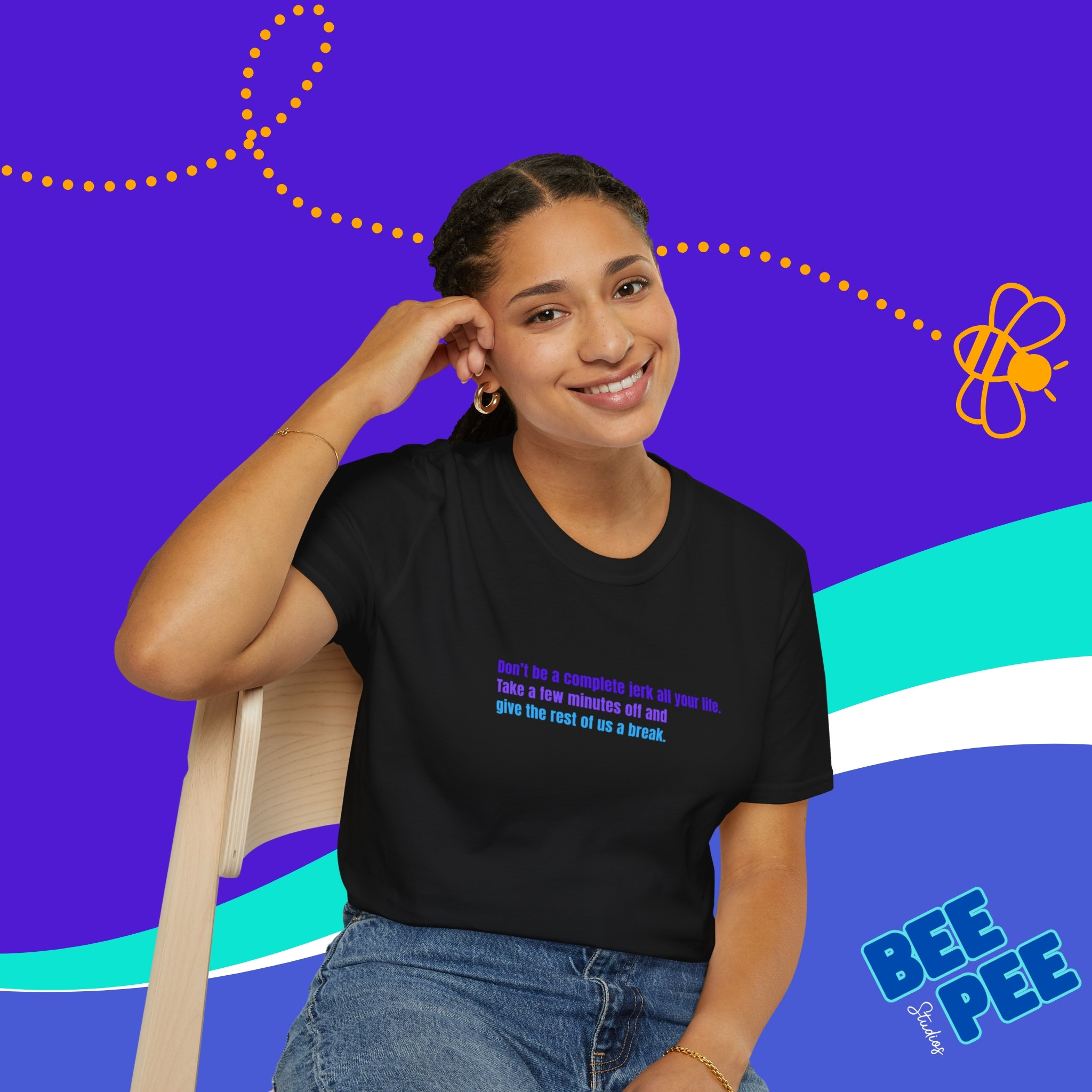 Motivational Quote T-Shirt, Unisex Softstyle Tee for Everyday Inspiration, Perfect Gift for Friends, Empowering Fashion, Casual Wear, [...] product thumbnail image