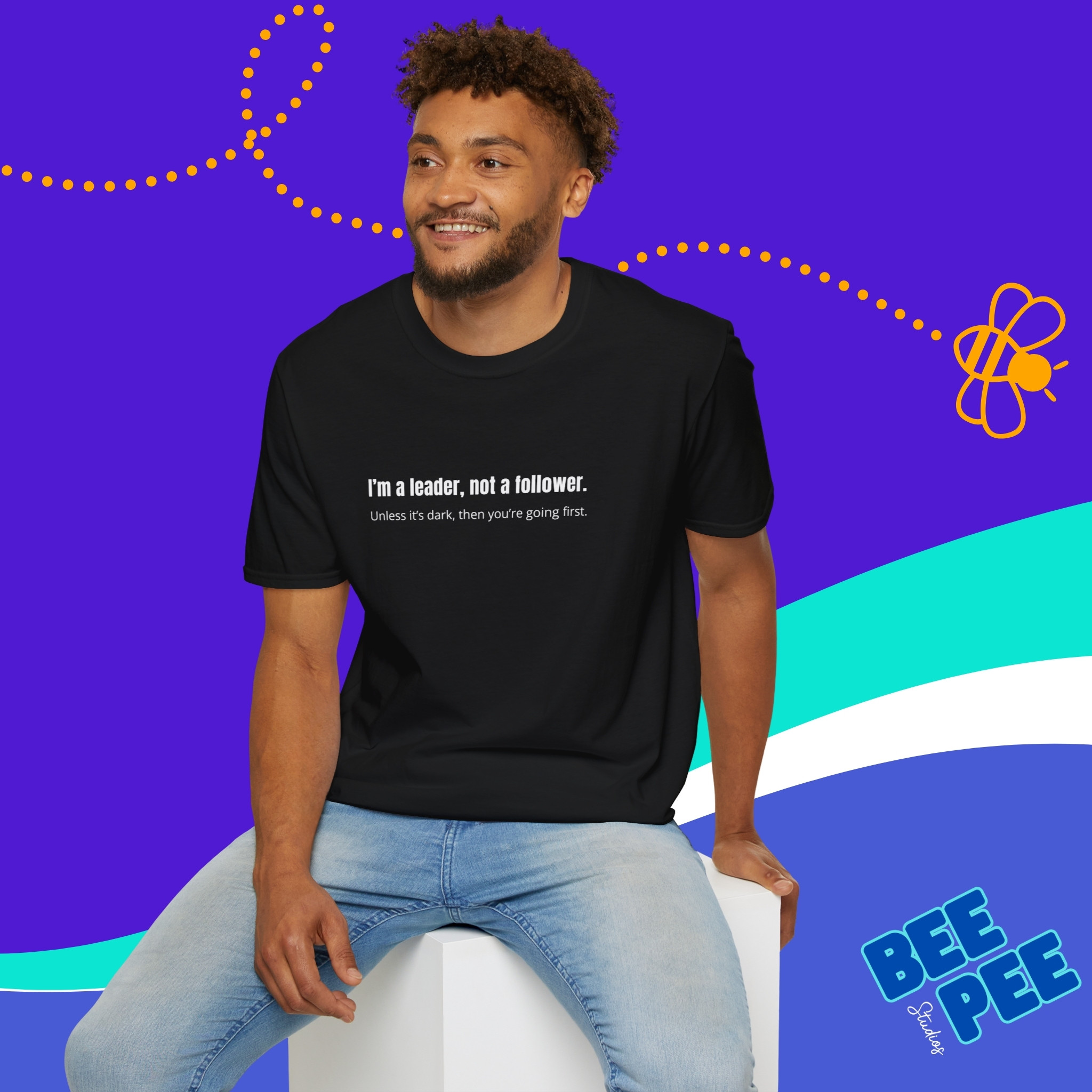 Leader Not Follower T-Shirt, Cool Graphic Tee for Trendsetters, Unisex Casual Wear, Motivational Gift, Everyday Relaxed Style product thumbnail image