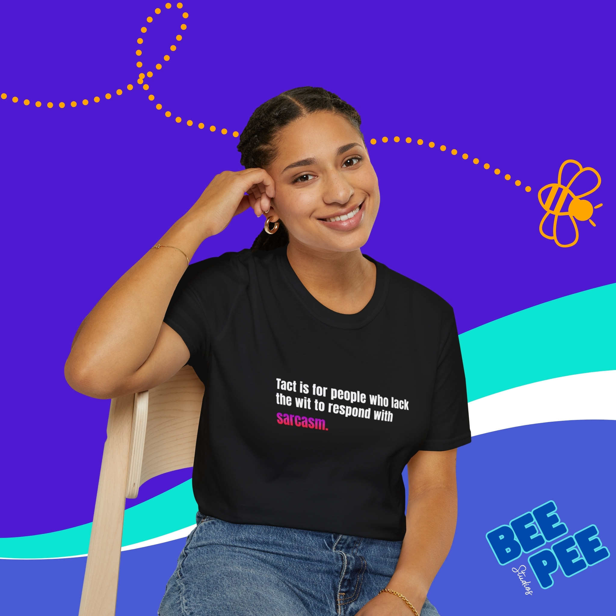 Funny Graphic Tee - Perfect for Sarcastic Souls, Casual Wear, Gift for Friends, Humor Lovers, Everyday Style, Birthday Gift product thumbnail image