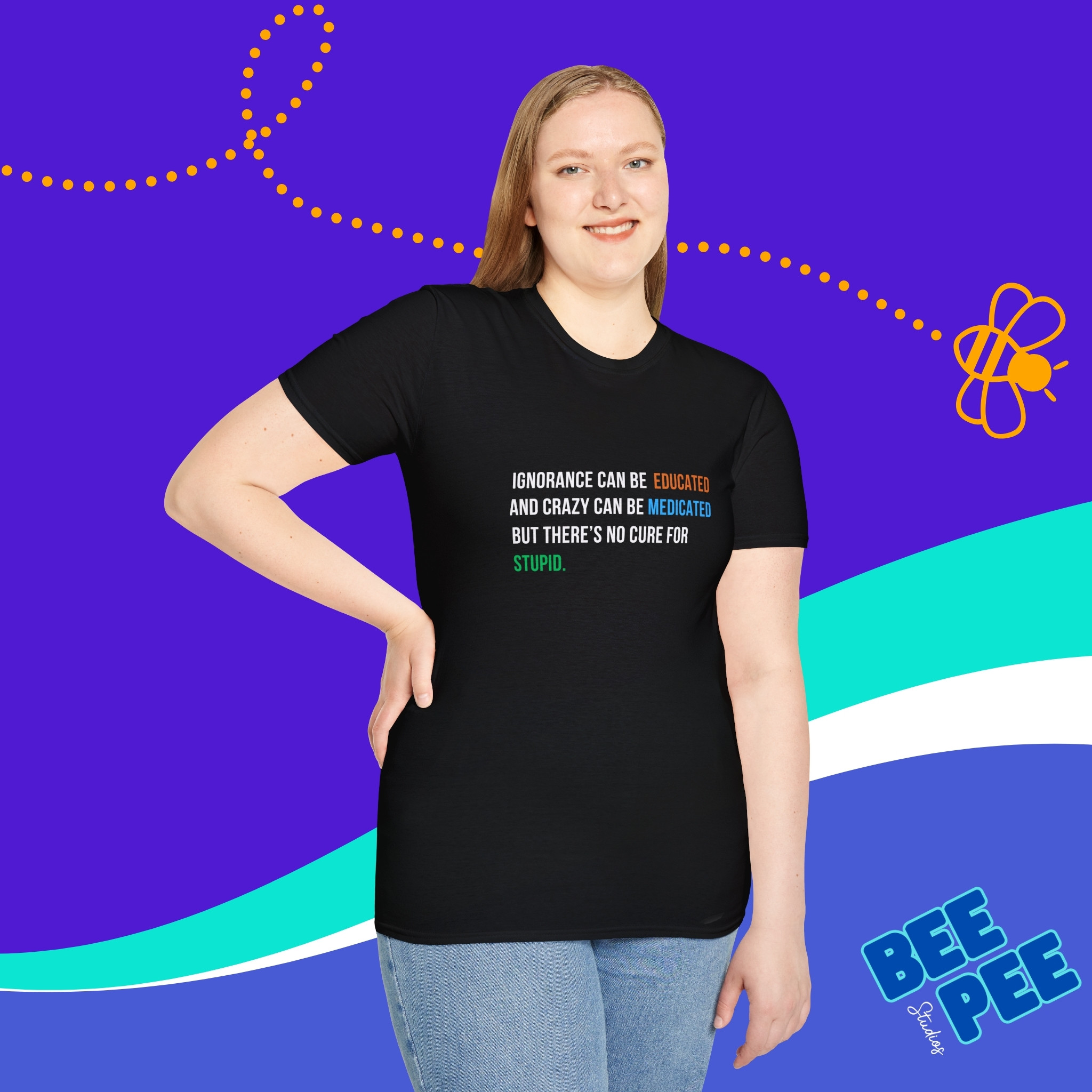 Thought-Provoking Unisex T-Shirt | Perfect Gift for Mental Health Awareness, Casual Wear, Everyday Style, Inspirational Quote Tee product thumbnail image