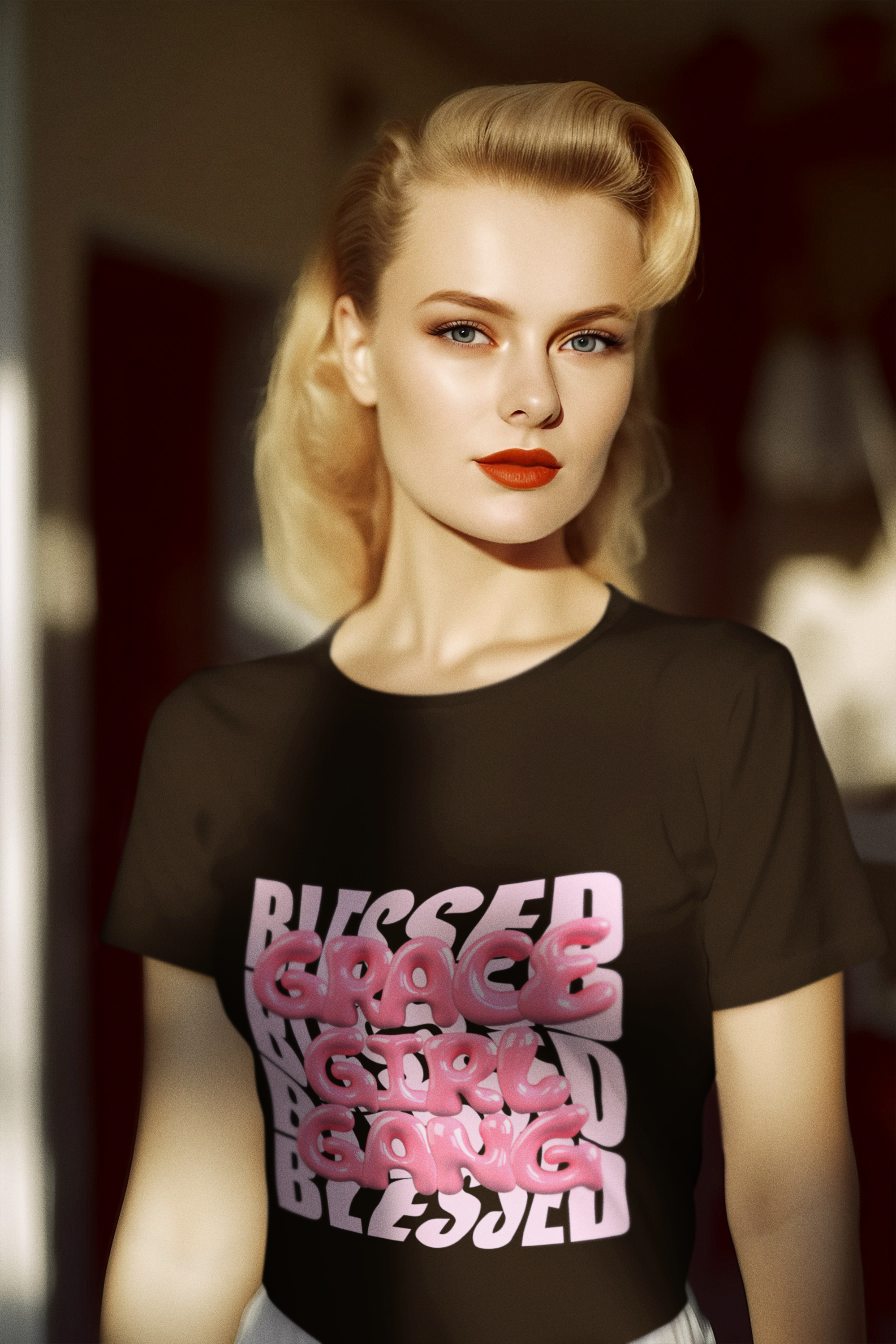 Grace Gang Girls-Unisex Heavy Cotton Tee product thumbnail image