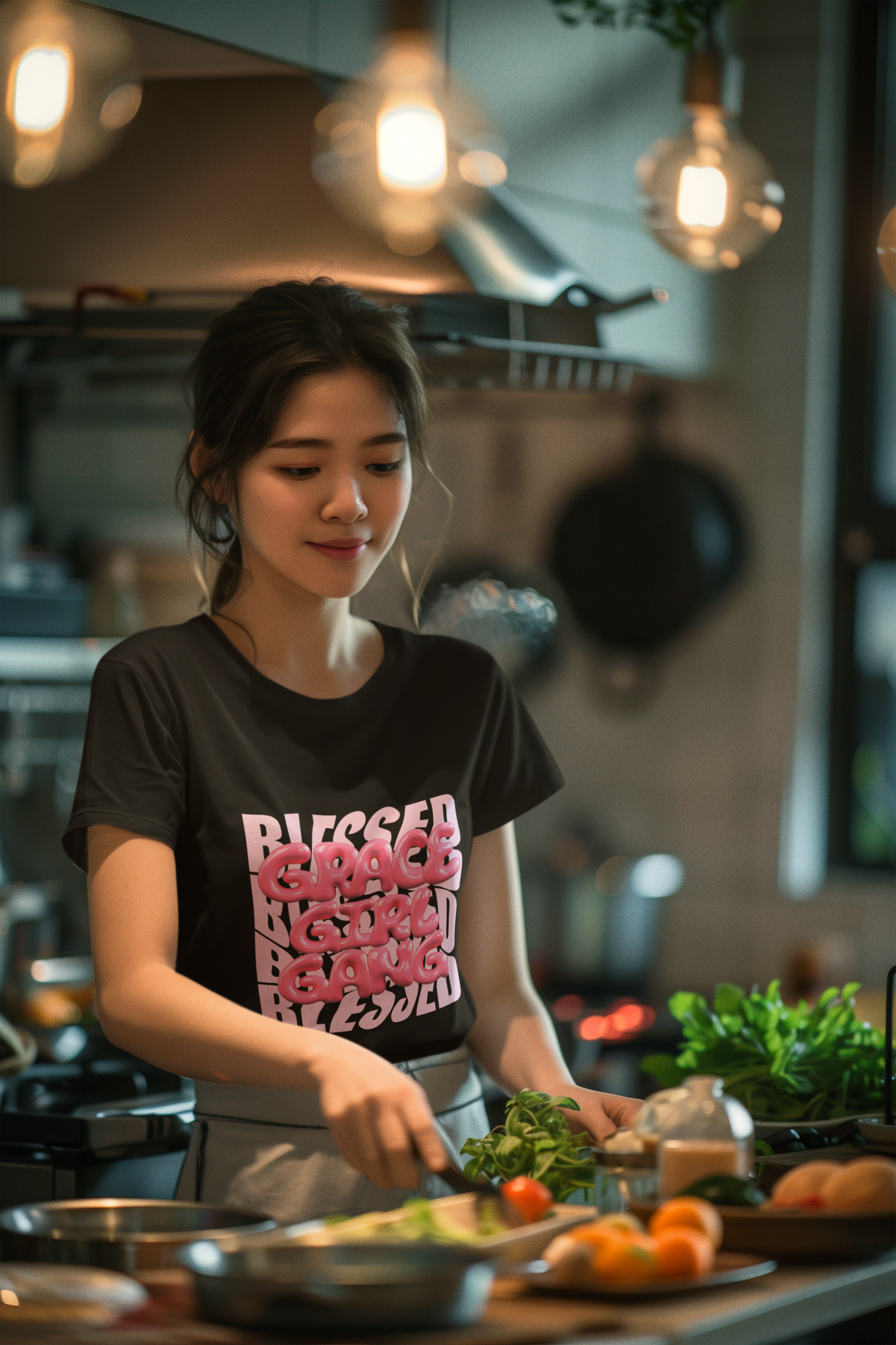 Grace Gang Girls-Unisex Heavy Cotton Tee product thumbnail image