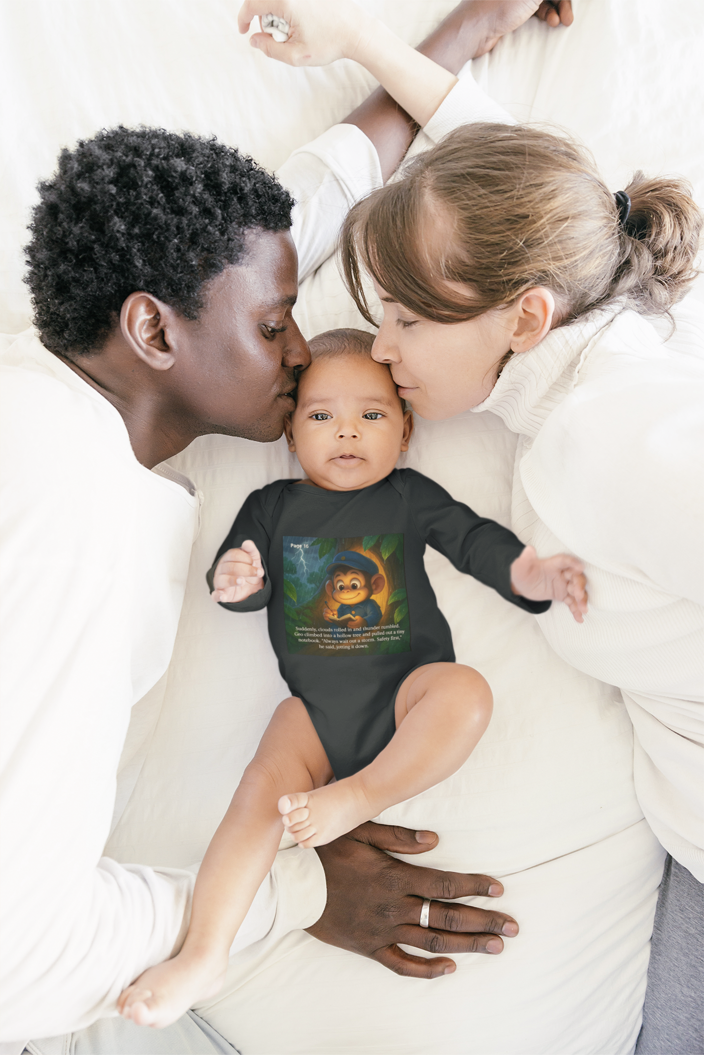 Adorable Infant Long Sleeve Bodysuit with Cute Cartoon Design, Baby Shower Gift, Toddler Apparel, Newborn Outfit, Playful Baby Clothing product thumbnail image Adorable Infant Long Sleeve Bodysuit with Cute Cartoon Design, Baby Shower Gift, Toddler Apparel, Newborn Outfit, Playful Baby Clothing product thumbnail image