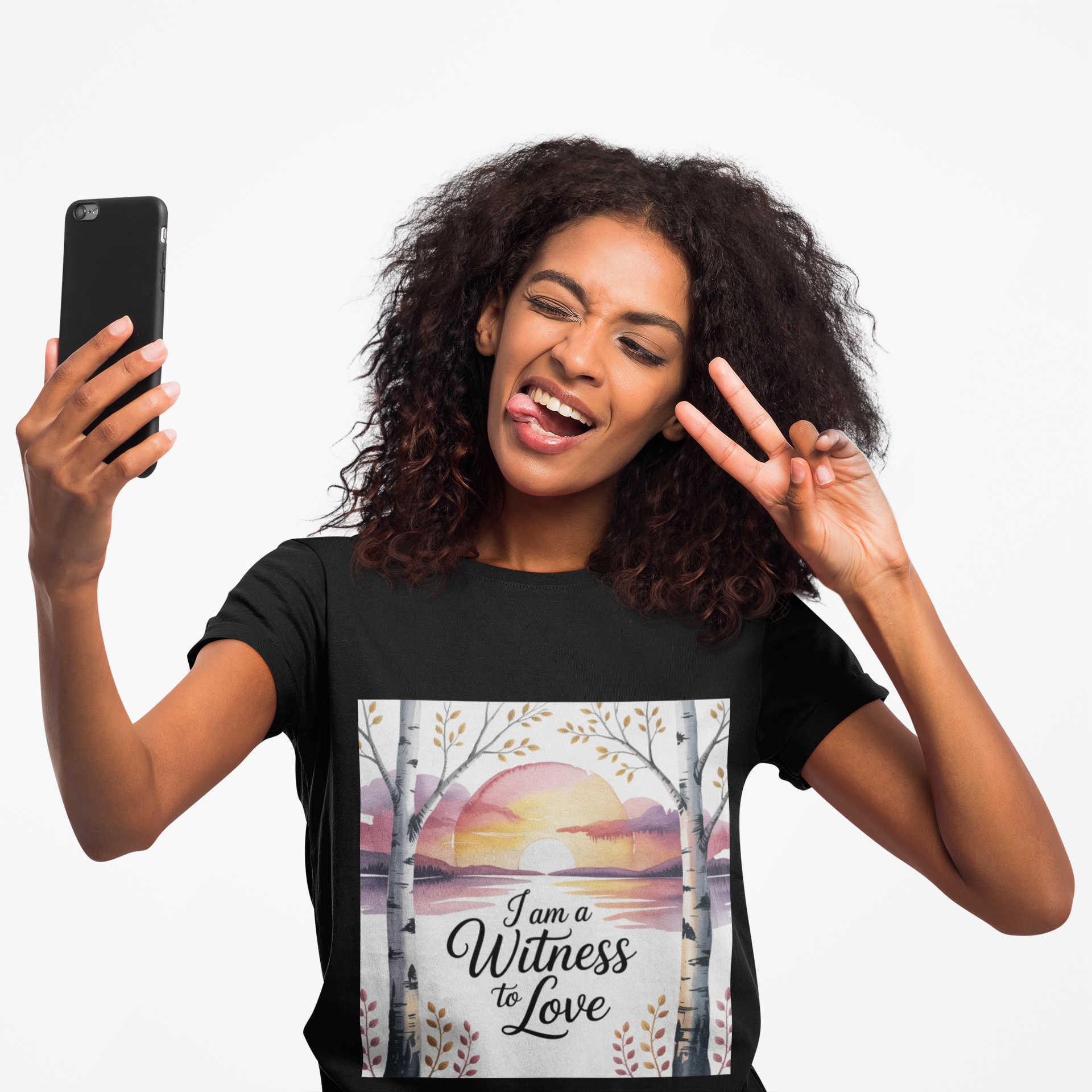 Sunset 'Witness to Love' T-shirt, Nature Lover Gift, Unisex Graphic Tee, Inspirational Shirt, Perfect for Holidays product thumbnail image Sunset 'Witness to Love' T-shirt, Nature Lover Gift, Unisex Graphic Tee, Inspirational Shirt, Perfect for Holidays product thumbnail image
