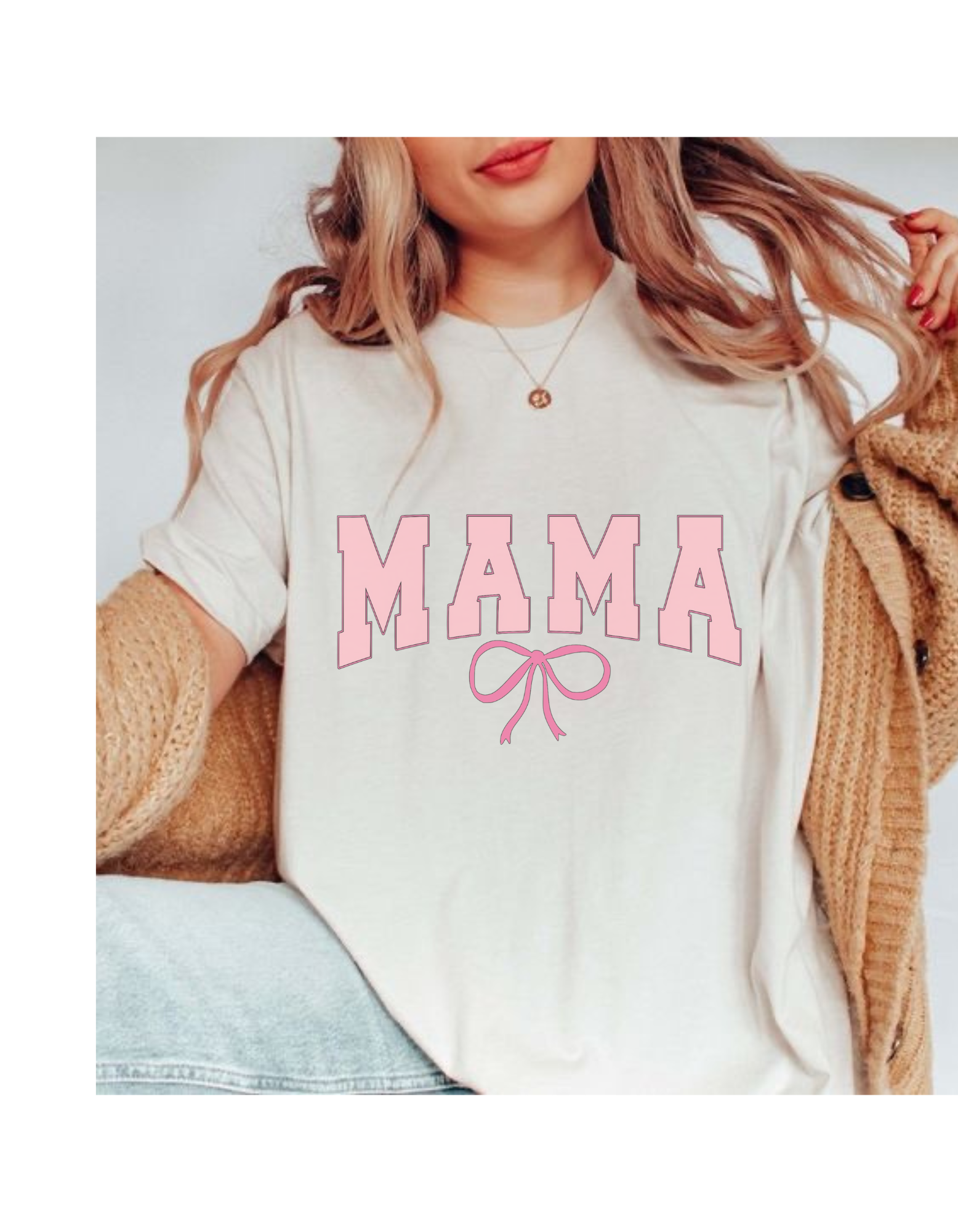 Mama T-Shirt | Cute Mother's Day Gift | Unisex Softstyle Tee | Casual Wear for Moms product thumbnail image