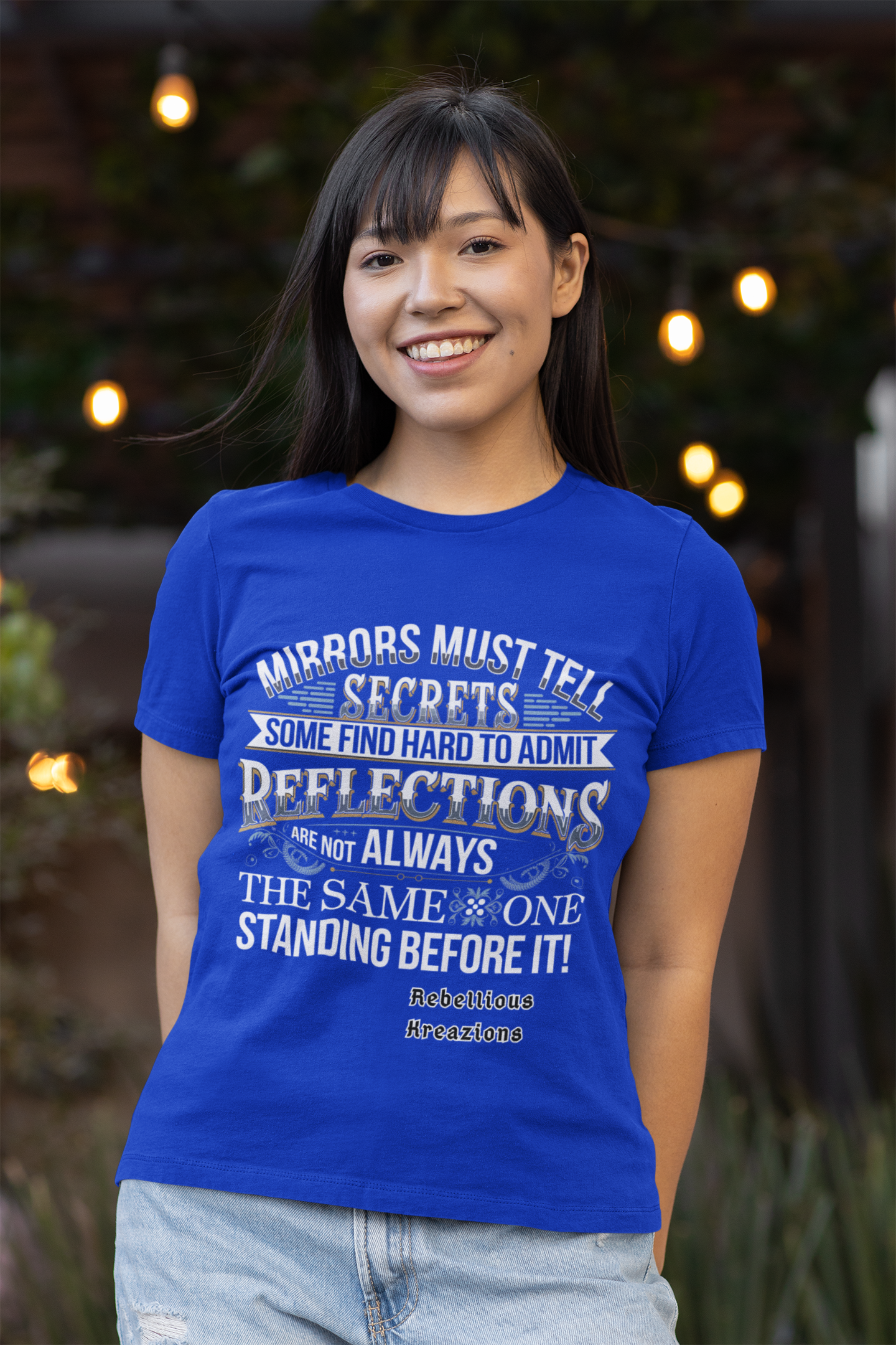 Mirrors Must Tell Secrets Some Find Hard To Admit; Reflections Are Not Always The Someone Standing Before It! product thumbnail image