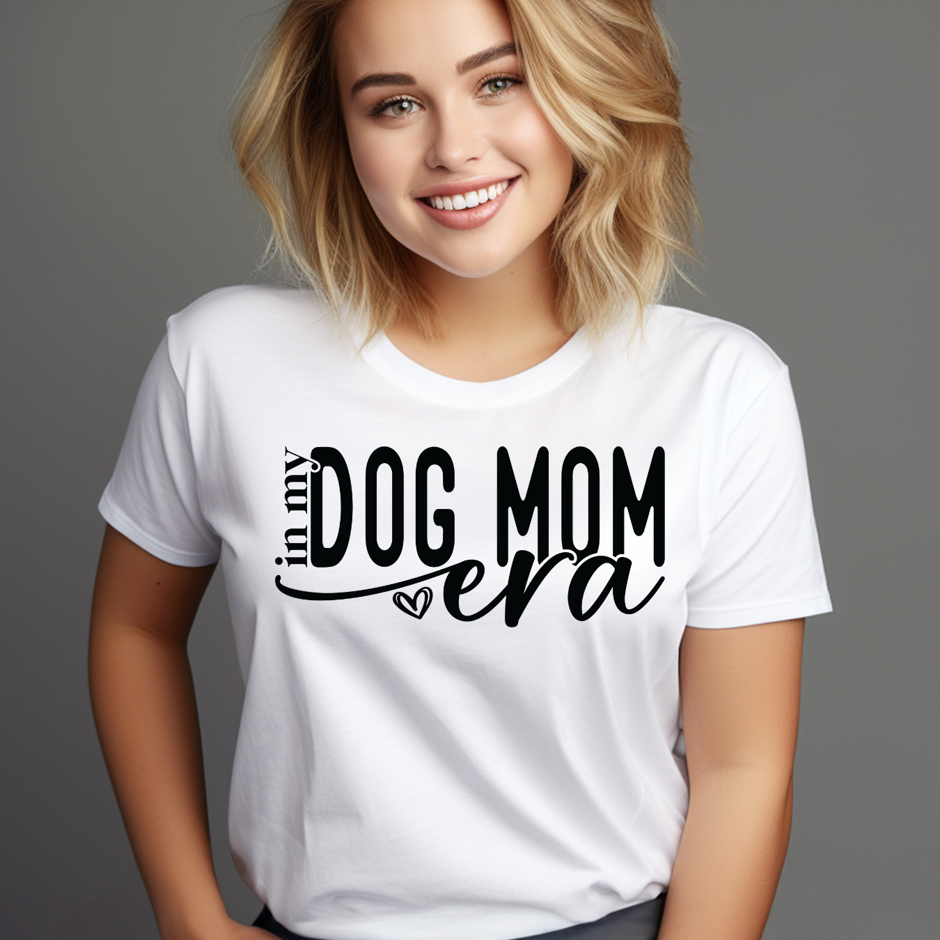 Funny Dog Mom Shirt – “In My Dog Mom Era” Graphic Tee for Pet Lovers