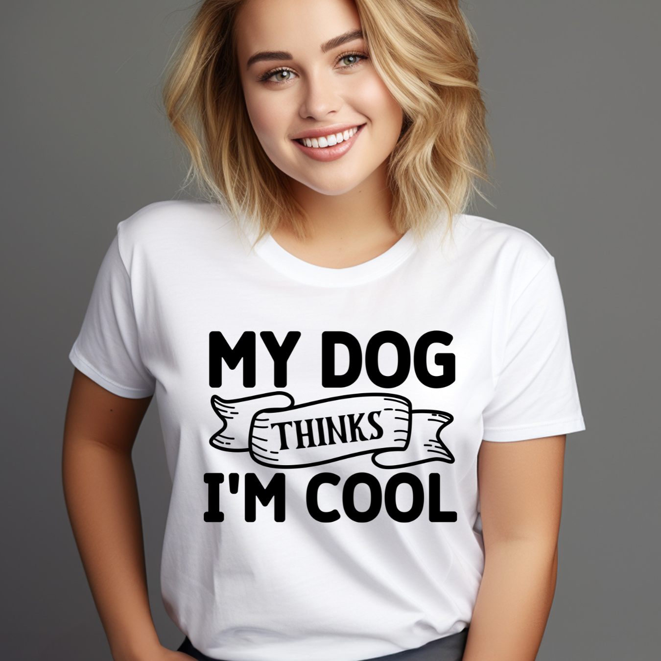 Funny Dog Lover T-Shirt – My Dog Thinks I’m Cool | Pet Parent Tee