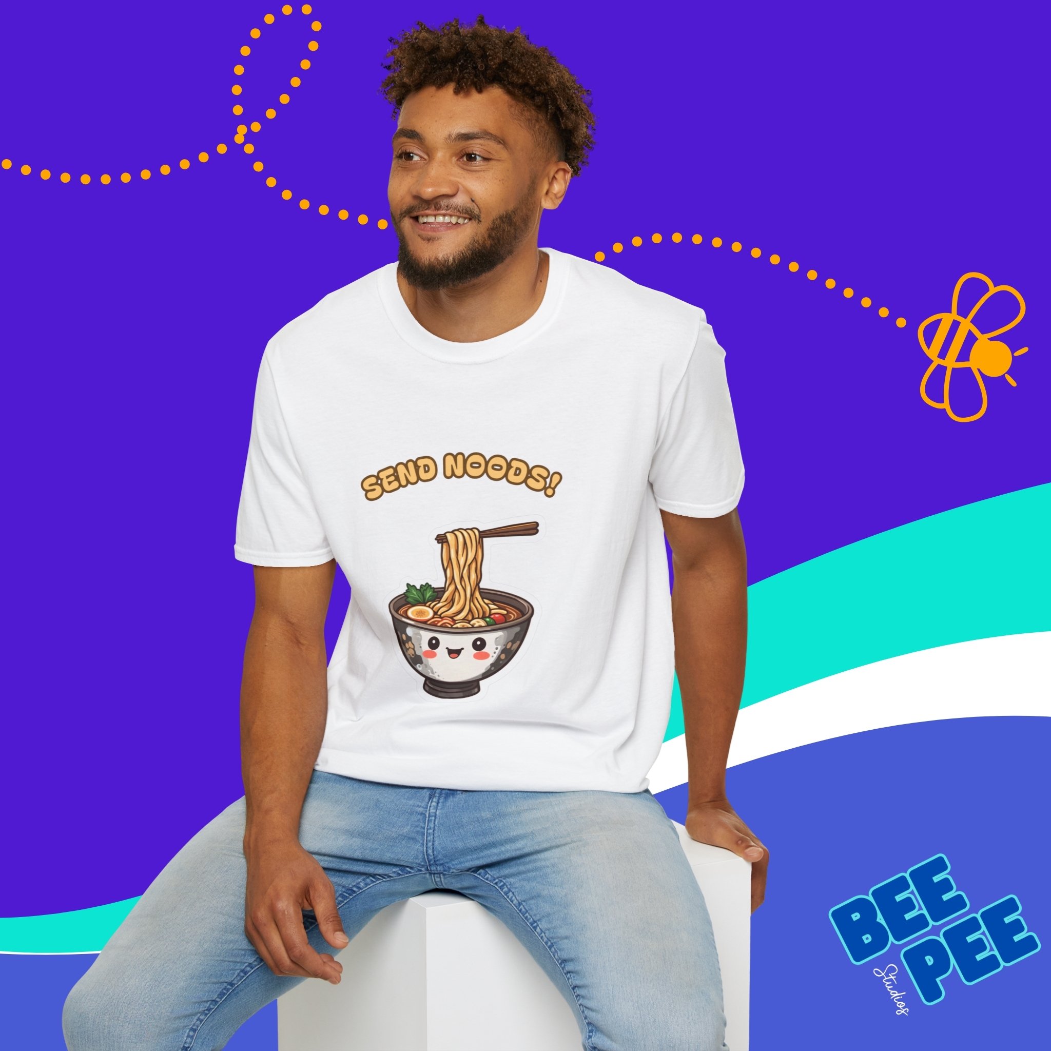 Funny 'Send Noods' Original Graphic T-Shirt product thumbnail image Funny 'Send Noods' Original Graphic T-Shirt product thumbnail image