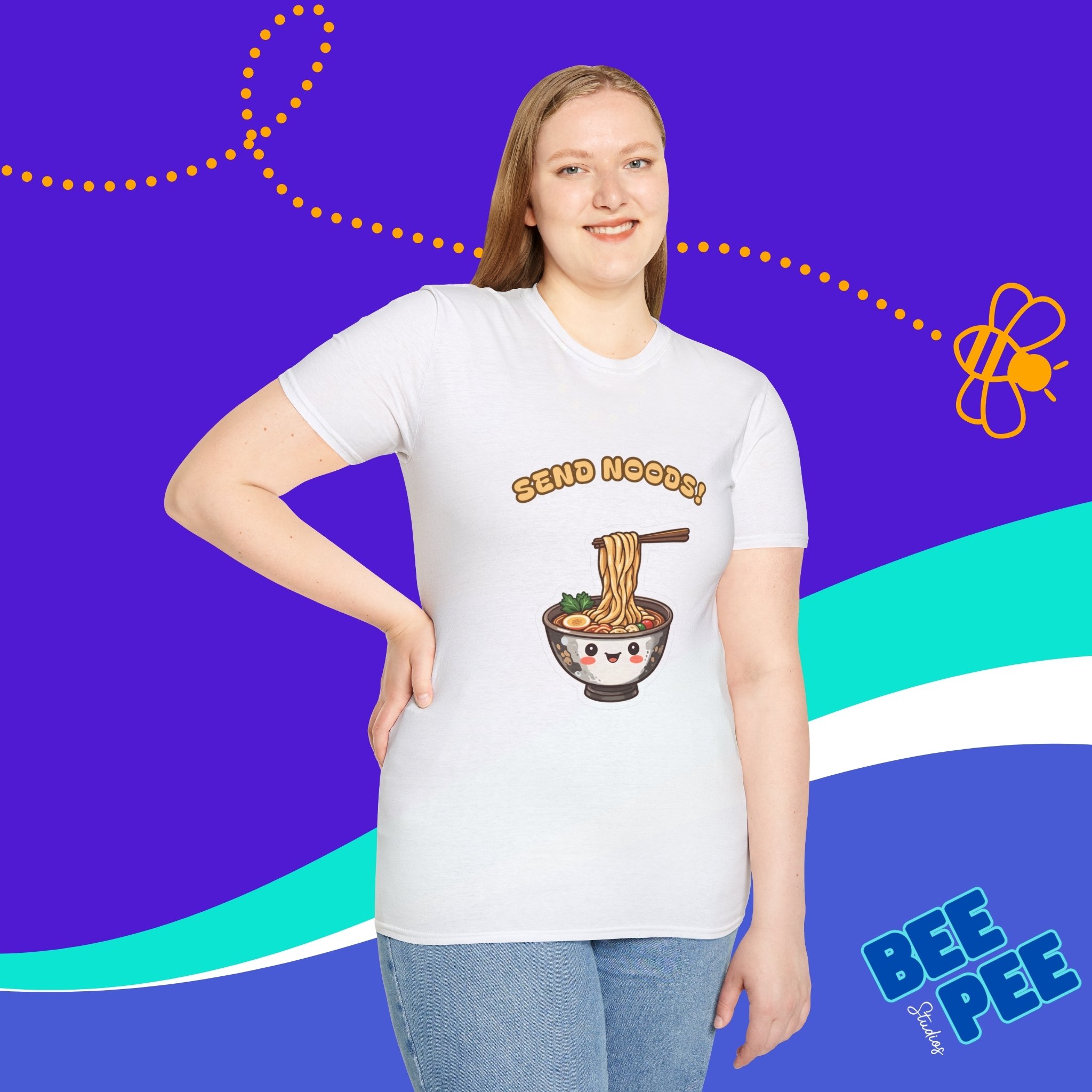 Funny 'Send Noods' Original Graphic T-Shirt product thumbnail image Funny 'Send Noods' Original Graphic T-Shirt product thumbnail image