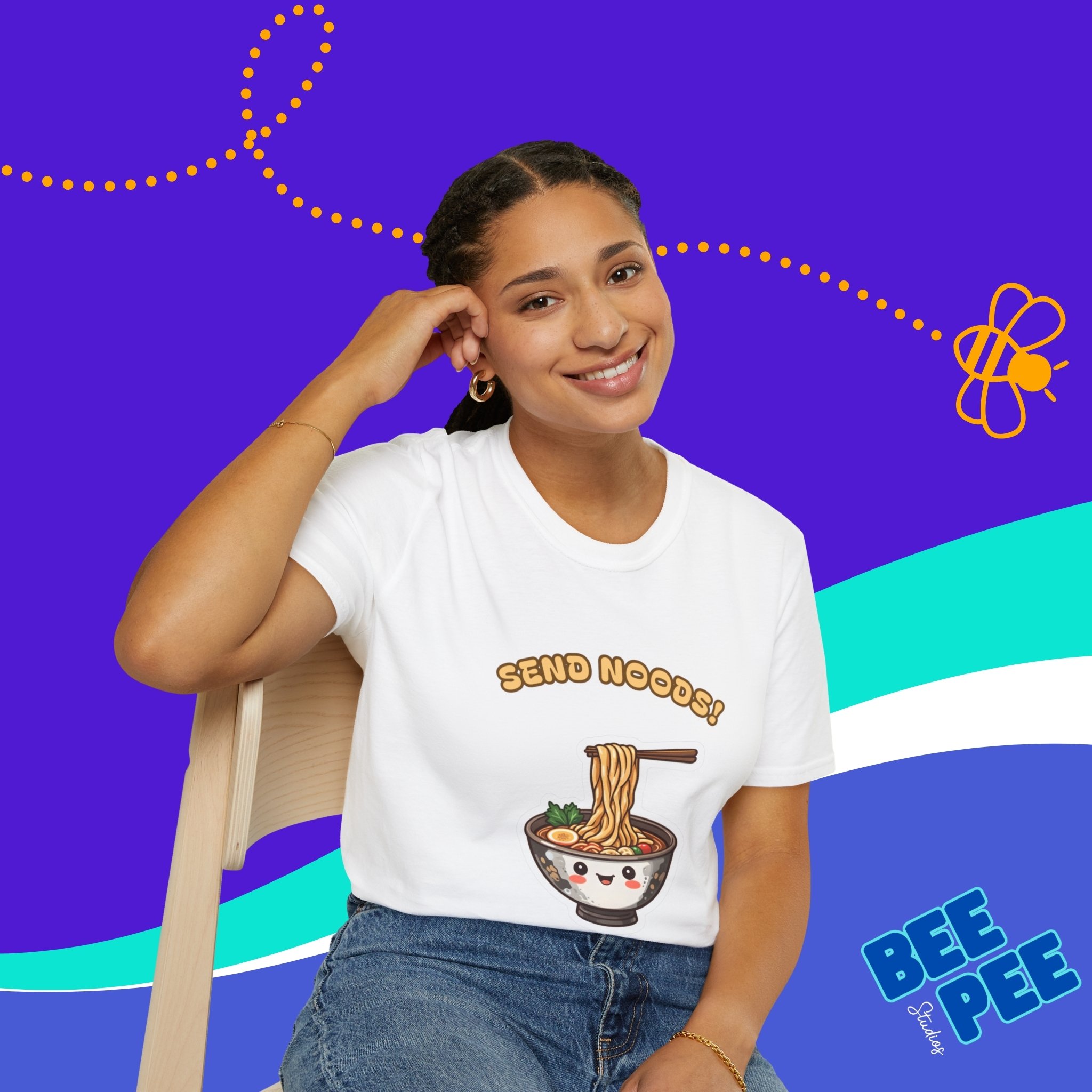 Funny 'Send Noods' Original Graphic T-Shirt product thumbnail image Funny 'Send Noods' Original Graphic T-Shirt product thumbnail image