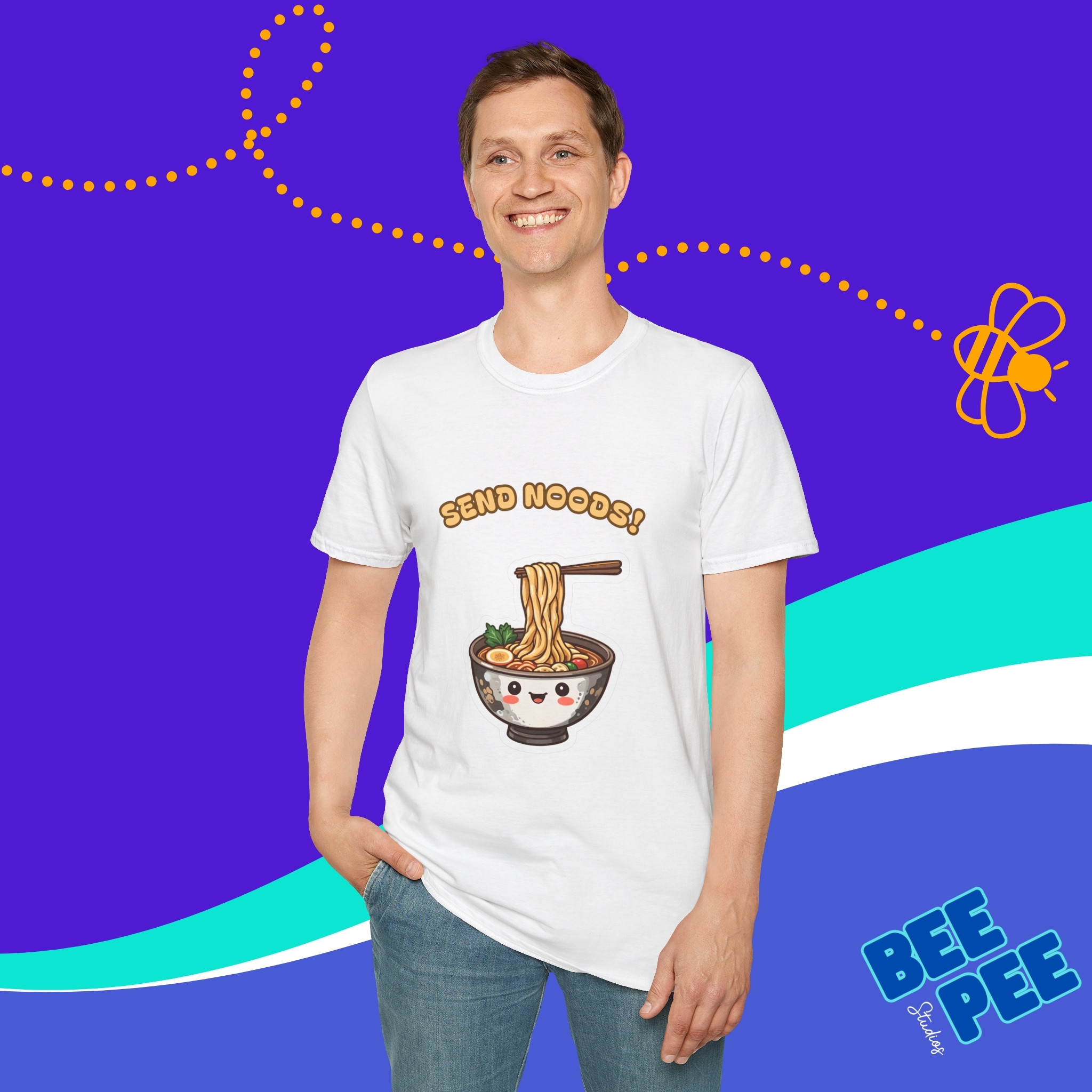 Funny 'Send Noods' Original Graphic T-Shirt product thumbnail image Funny 'Send Noods' Original Graphic T-Shirt product thumbnail image