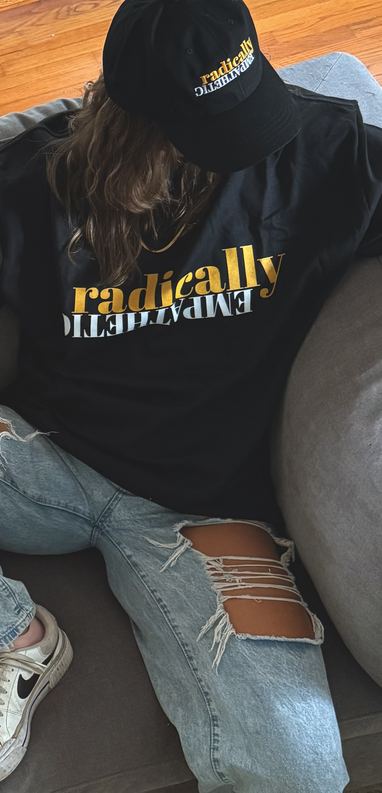 Oversized Tee - Radically Empathetic Signature T-shirt product thumbnail image Oversized Tee - Radically Empathetic Signature T-shirt product thumbnail image