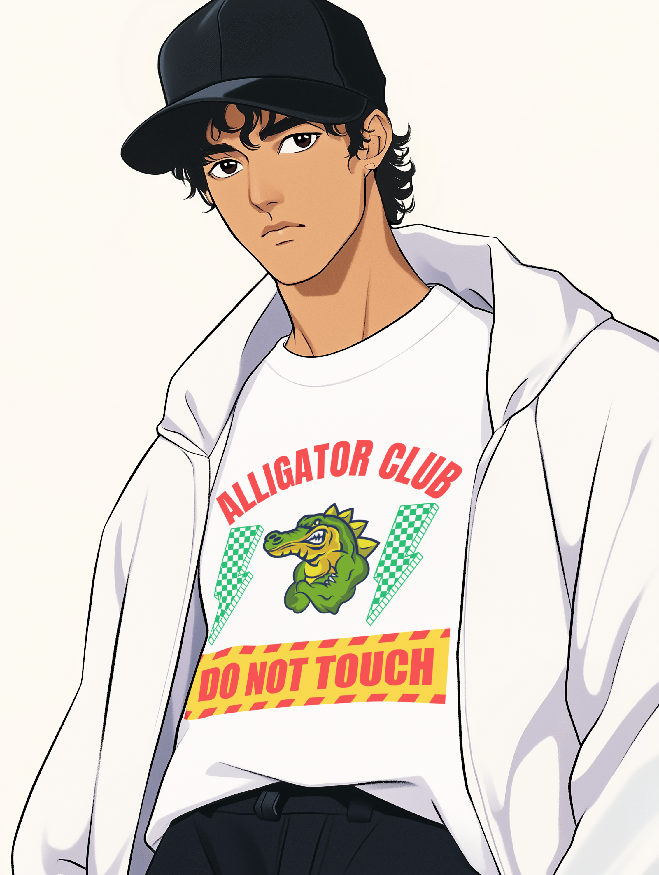Alligator Club Unisex Crewneck Sweatshirt, Cozy Sweatshirt, Fun Gift for Animal Lovers, Unique Fashion, Nature Enthusiast Apparel product thumbnail image