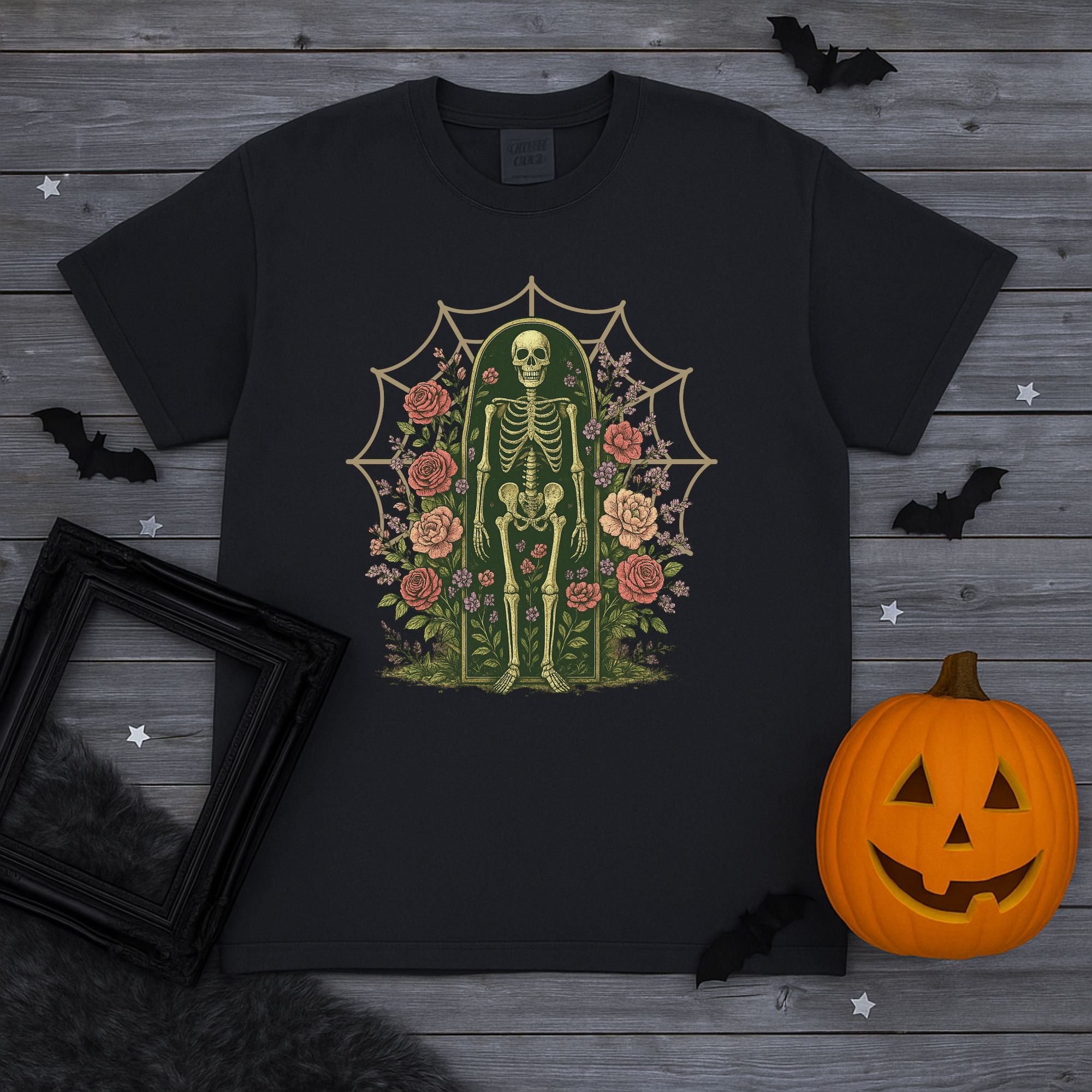 Floral Skeleton T-shirt product thumbnail image