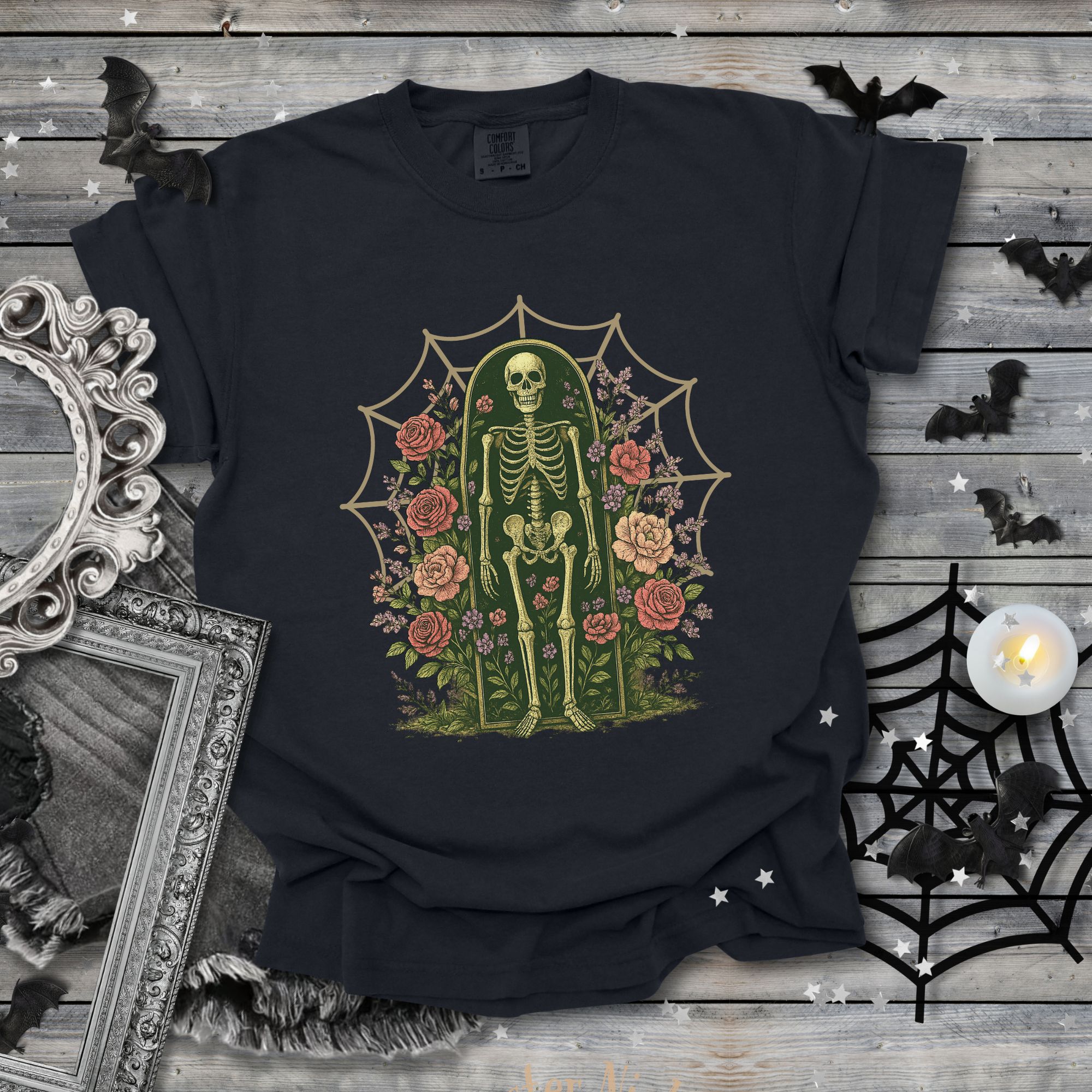 Floral Skeleton T-shirt product thumbnail image