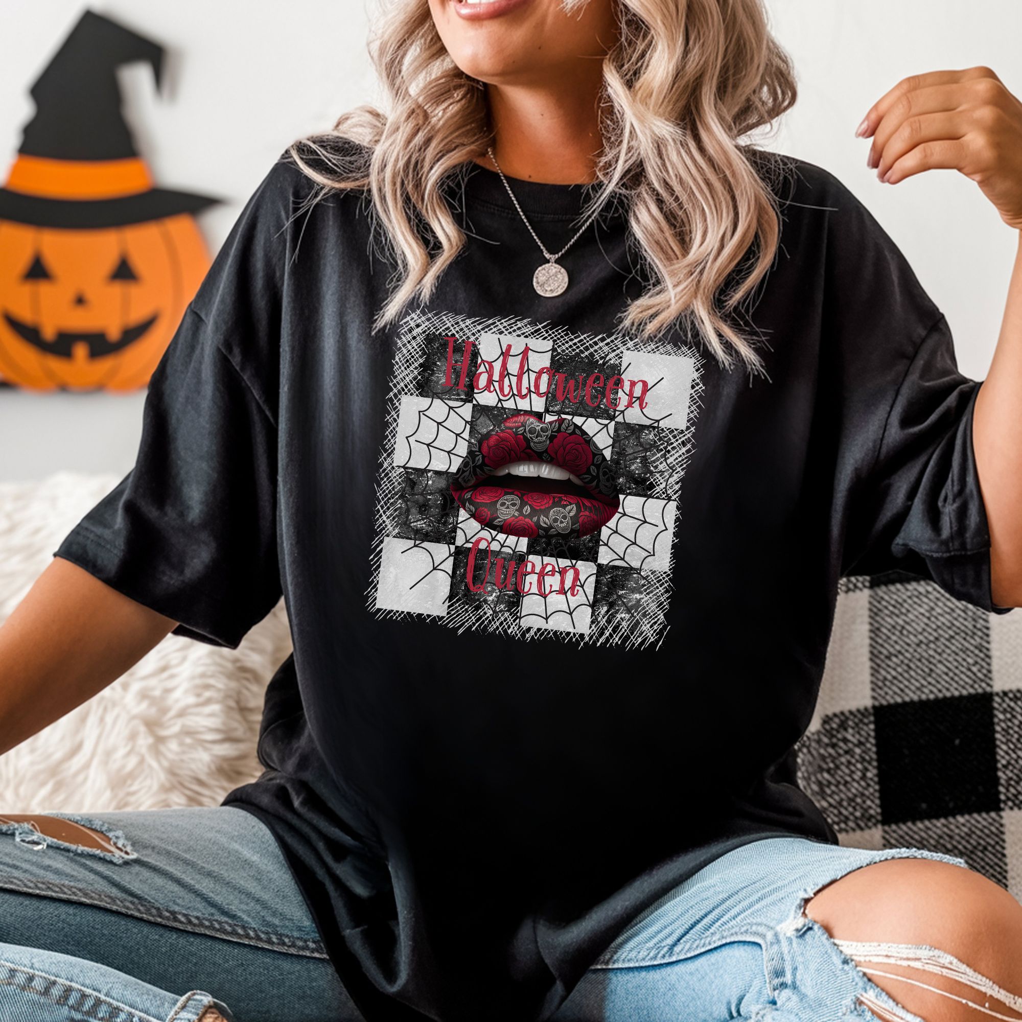Halloween Queen Lips T-shirt product thumbnail image Halloween Queen Lips T-shirt product thumbnail image