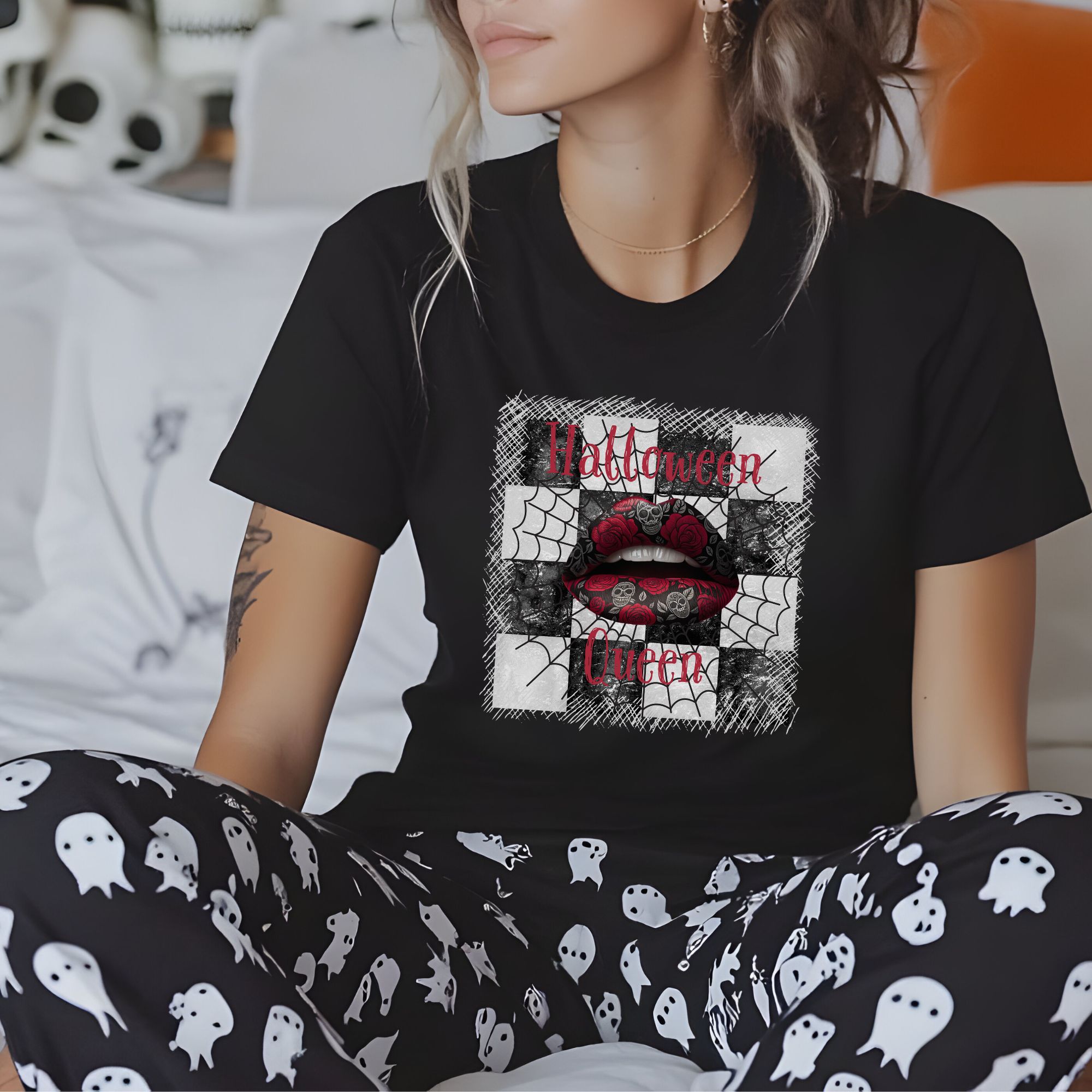 Halloween Queen Lips T-shirt product thumbnail image Halloween Queen Lips T-shirt product thumbnail image