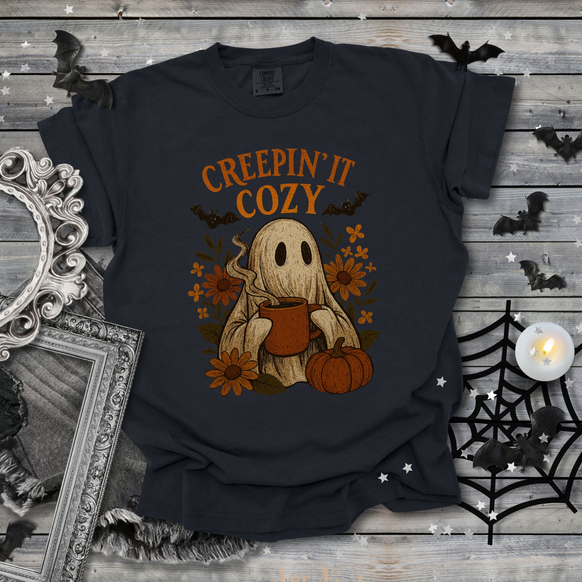  Creepin It Cozy Halloween Shirt