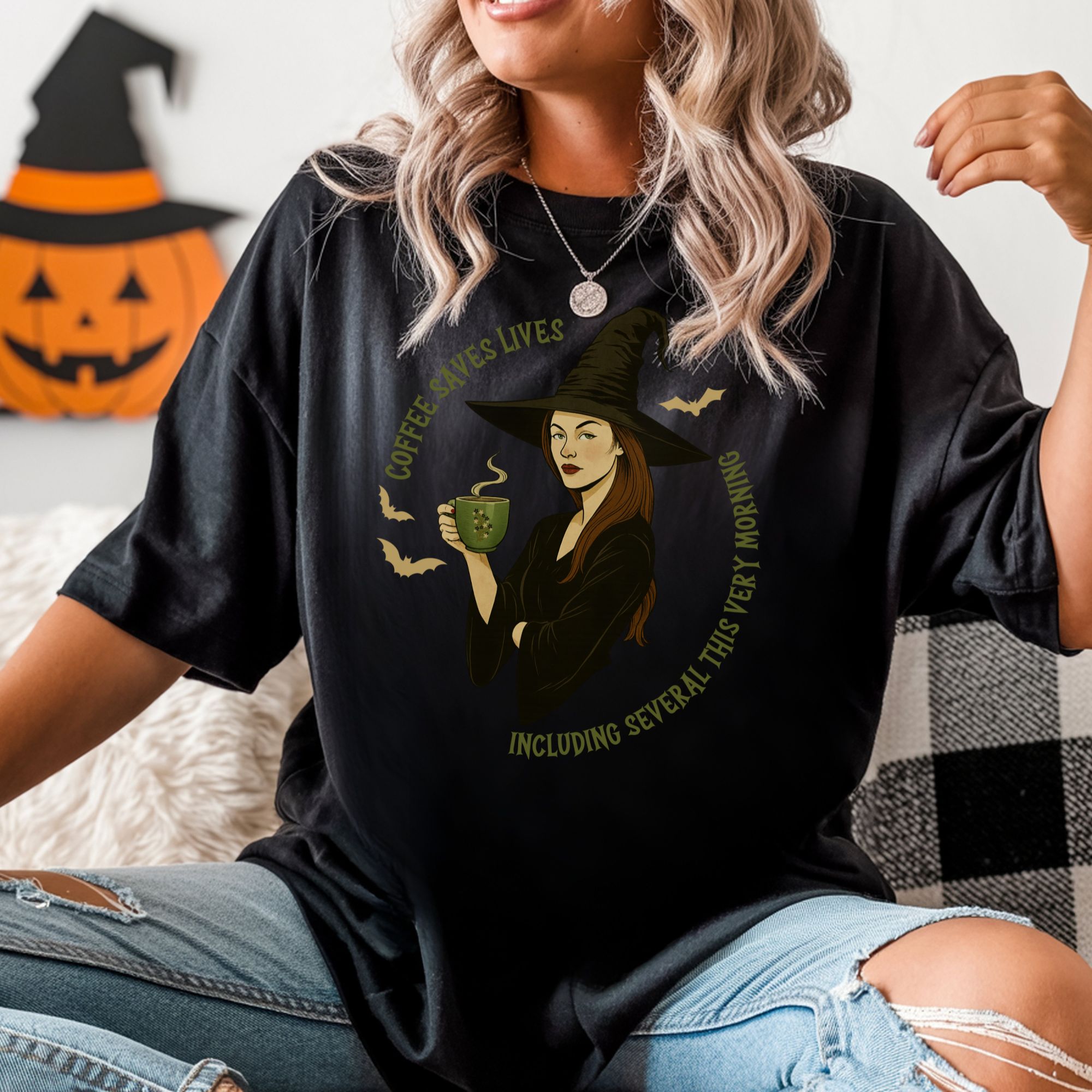 Witch Coffee T-Shirt  product thumbnail image