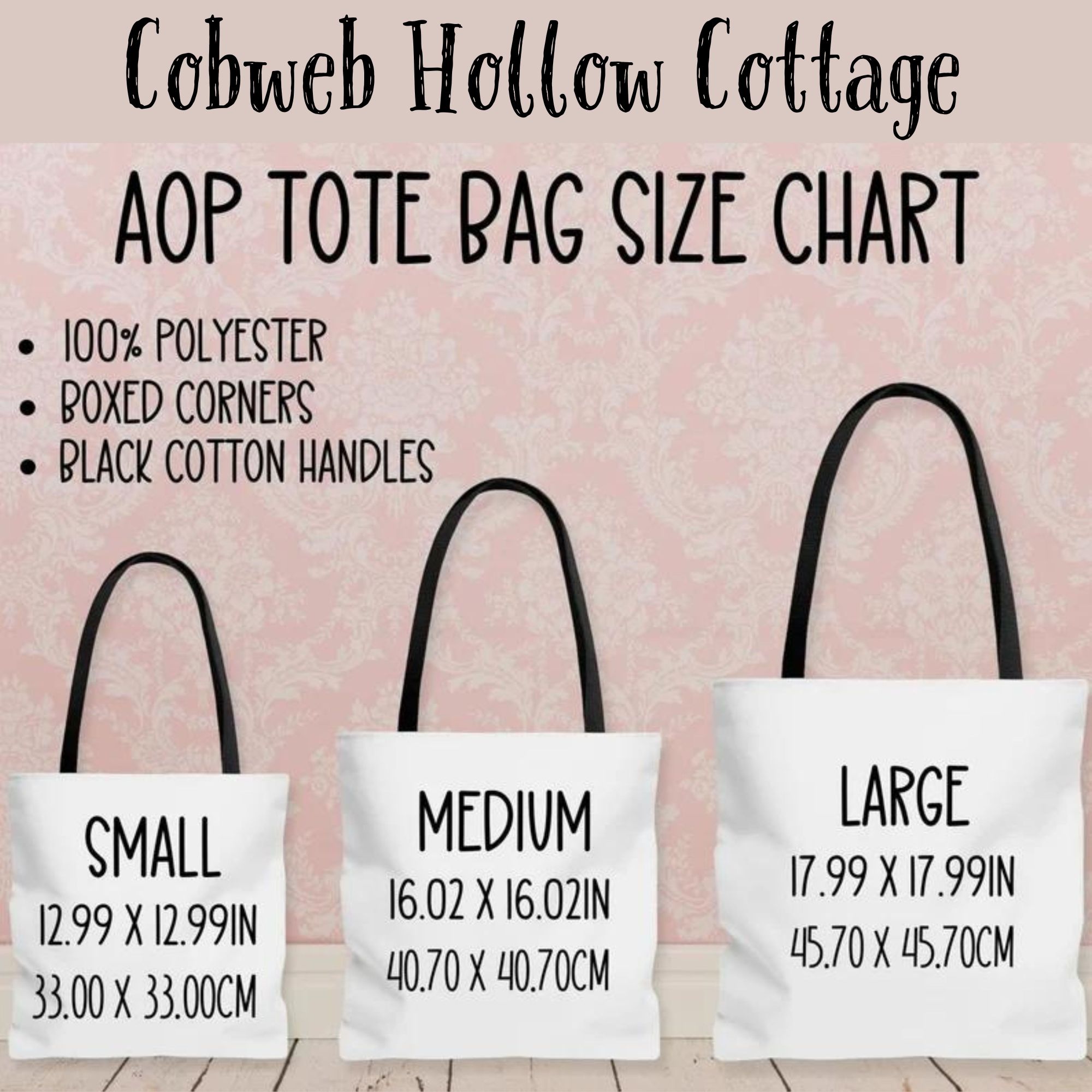 Gothic Roses Tote Bag product thumbnail image