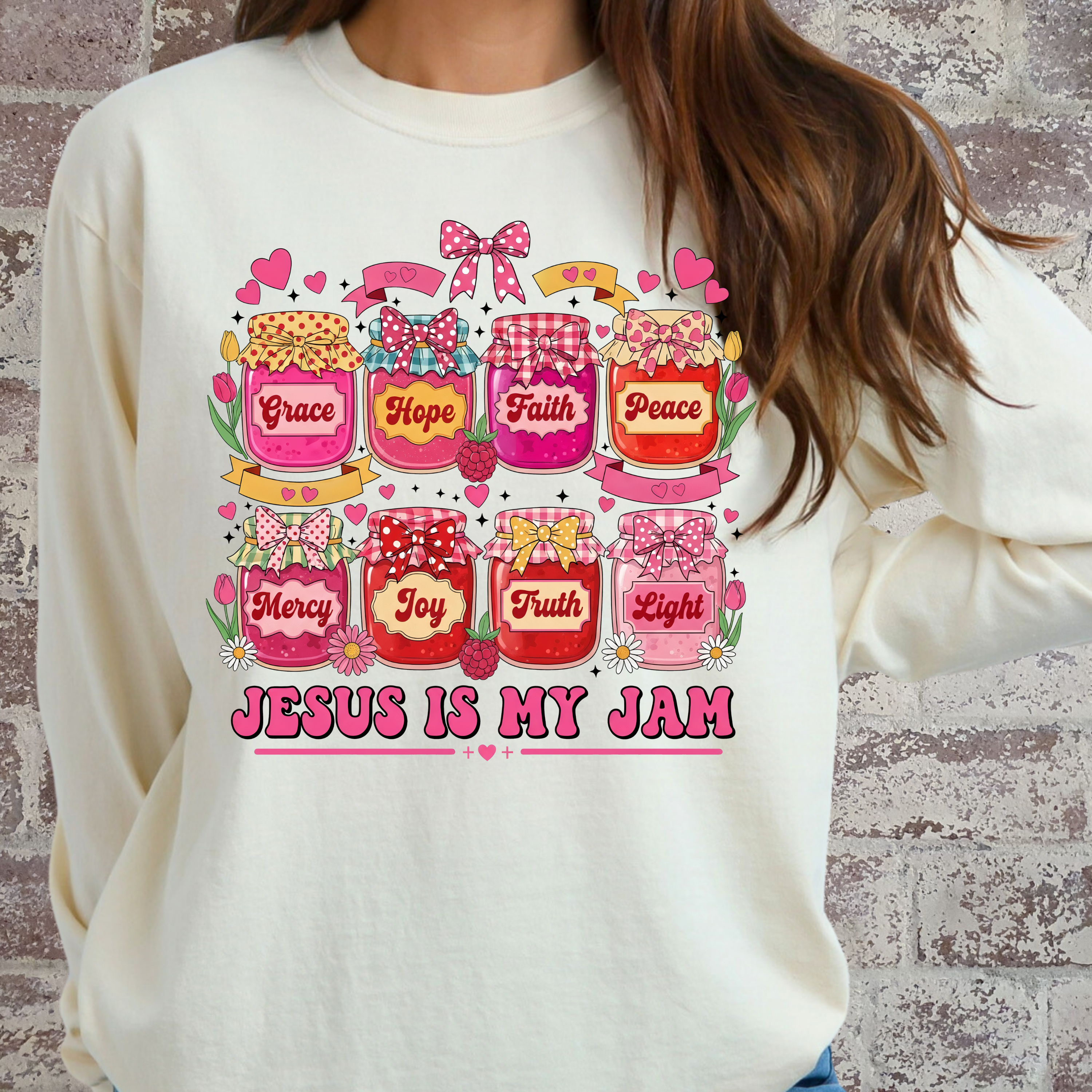 Jesus is My Jam Comfort Colors 6014 - Long Sleeve T-Shirt - Cozy Christian Tee for Devotion, Faith Gifts, Religious Wear, Everyday Comfort product thumbnail image