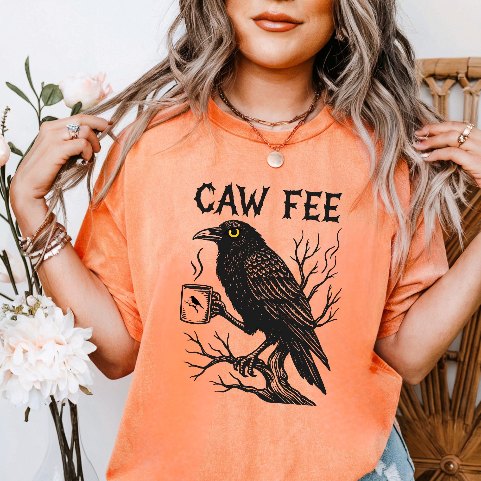 CAW FEE Raven Shirt product thumbnail image CAW FEE Raven Shirt product thumbnail image