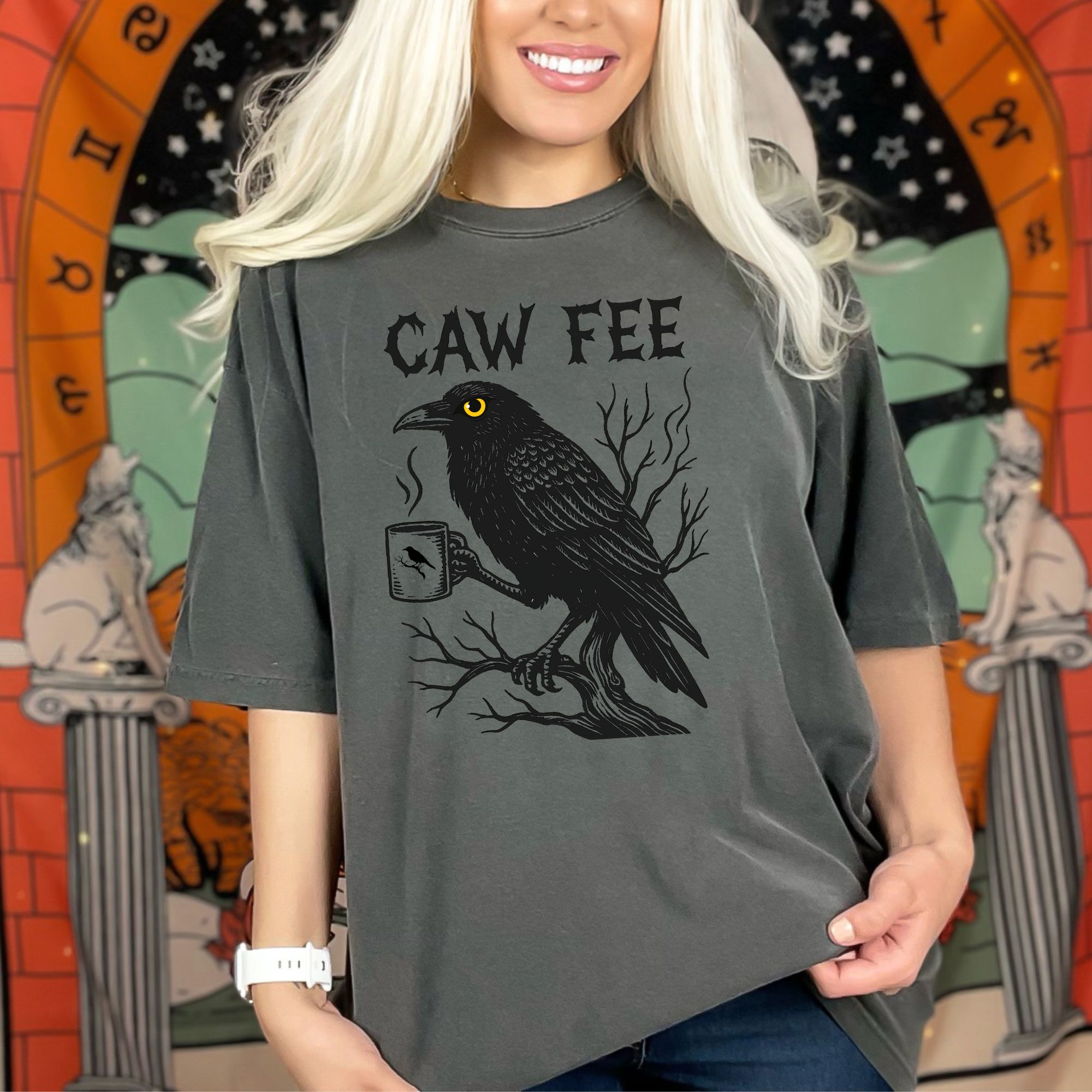 CAW FEE Raven Shirt product thumbnail image CAW FEE Raven Shirt product thumbnail image