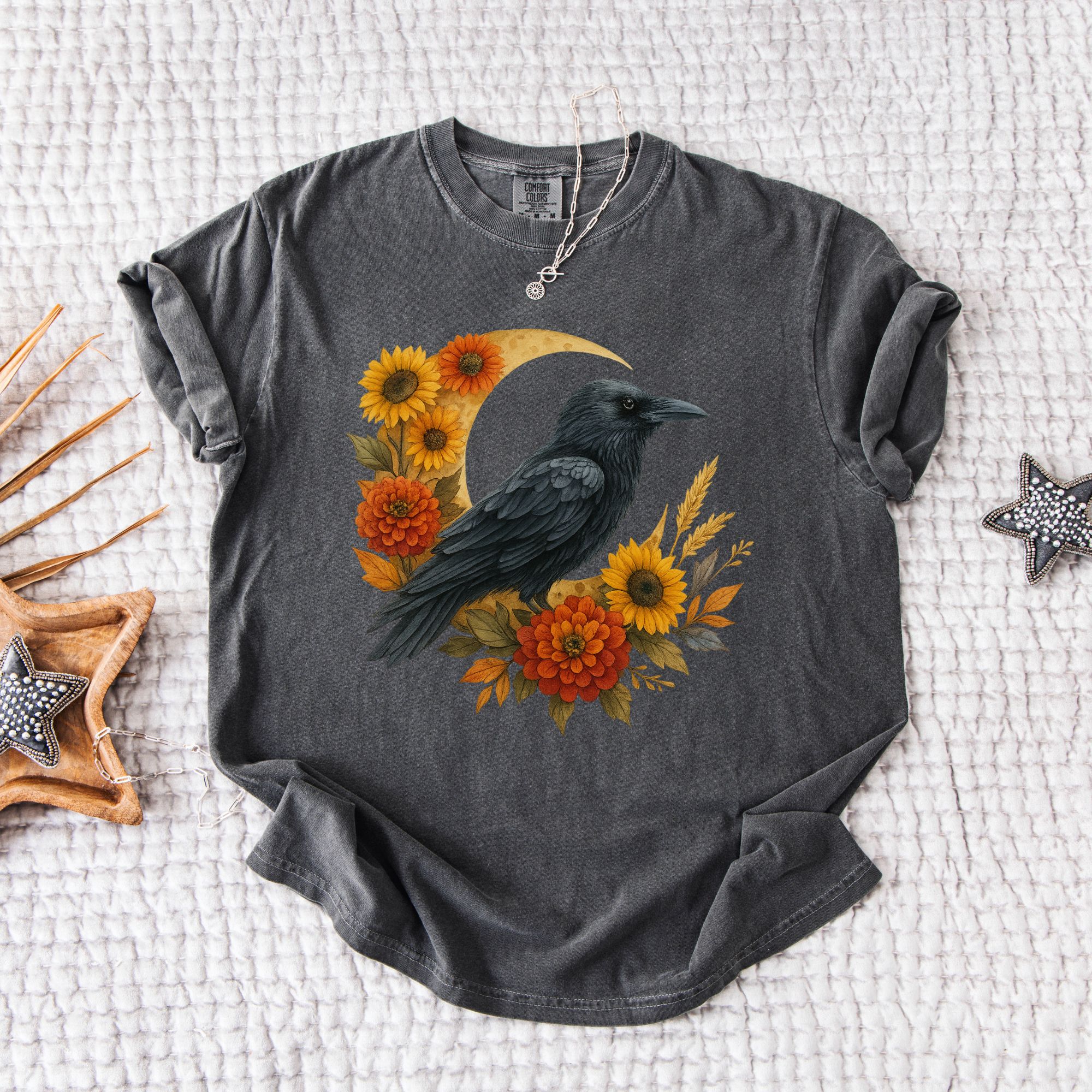 Autumn Raven Moon Shirt product thumbnail image Autumn Raven Moon Shirt product thumbnail image