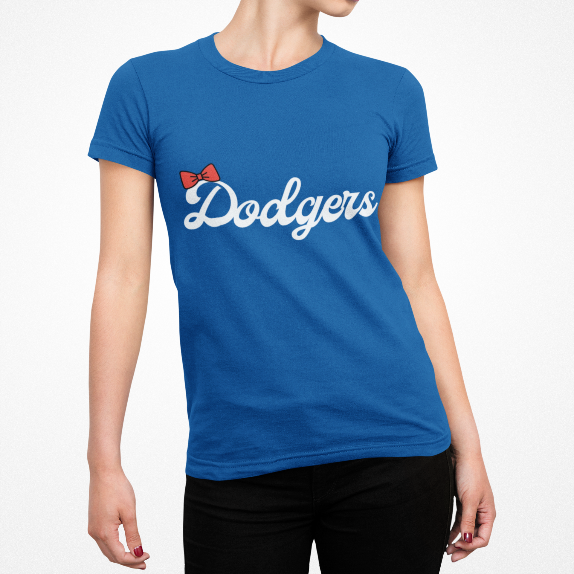 Stylish Dodgers Women's Tee, Casual Graphic Top for Sports Fans, Perfect for Game Day, Gifting, Everyday Wear product thumbnail image Stylish Dodgers Women's Tee, Casual Graphic Top for Sports Fans, Perfect for Game Day, Gifting, Everyday Wear product thumbnail image