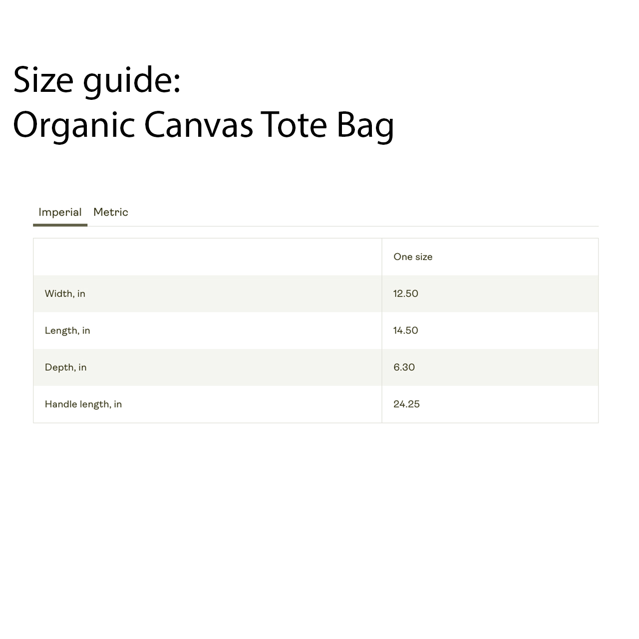 Peace &amp; Love - Organic Canvas Tote Bag product thumbnail image