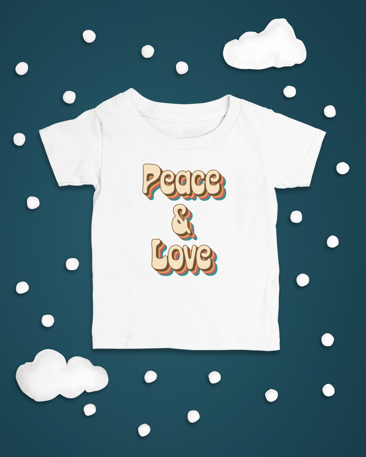 Peace &amp; Love - Infant Fine Jersey Tee