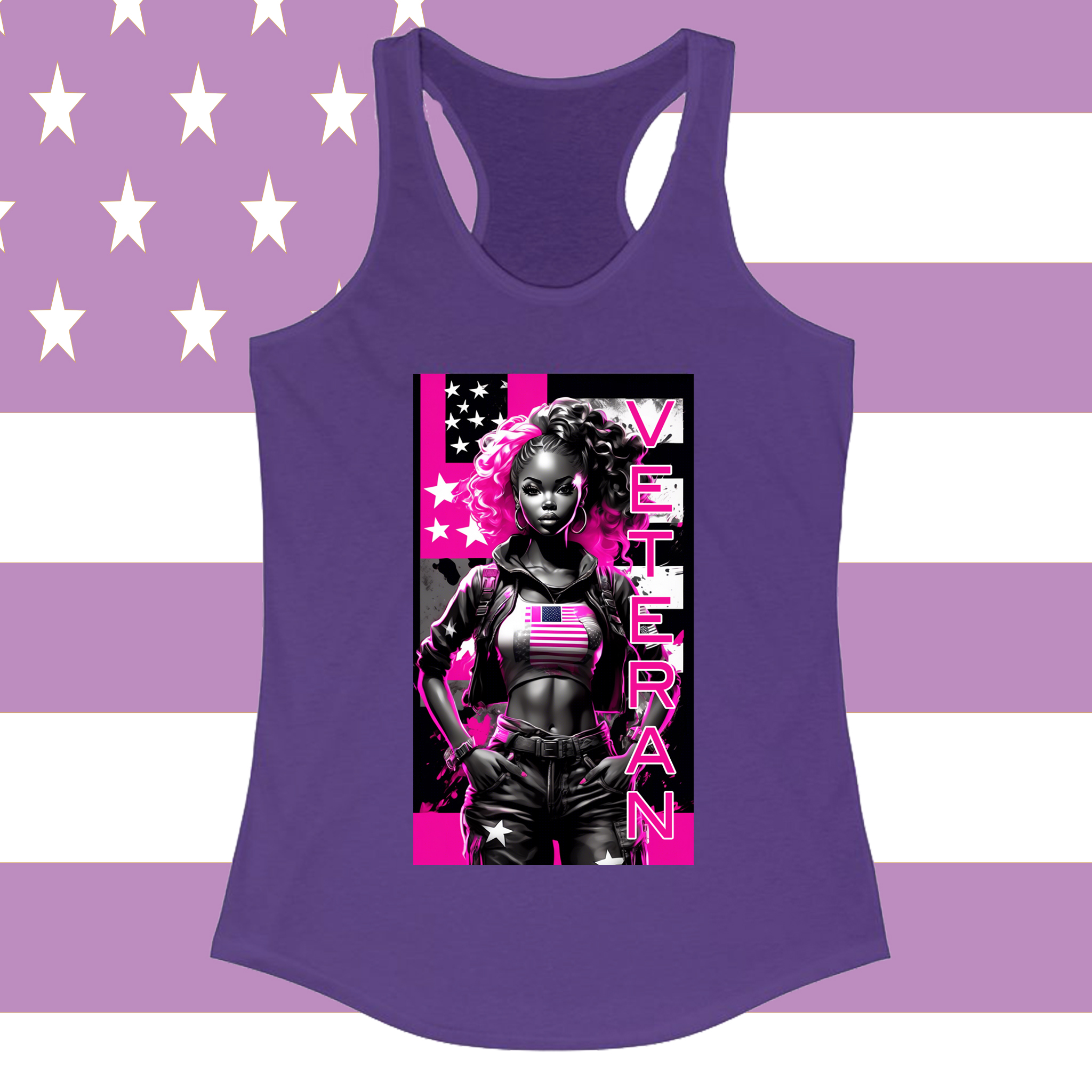 Veteran Pride Women's Racerback Tank 